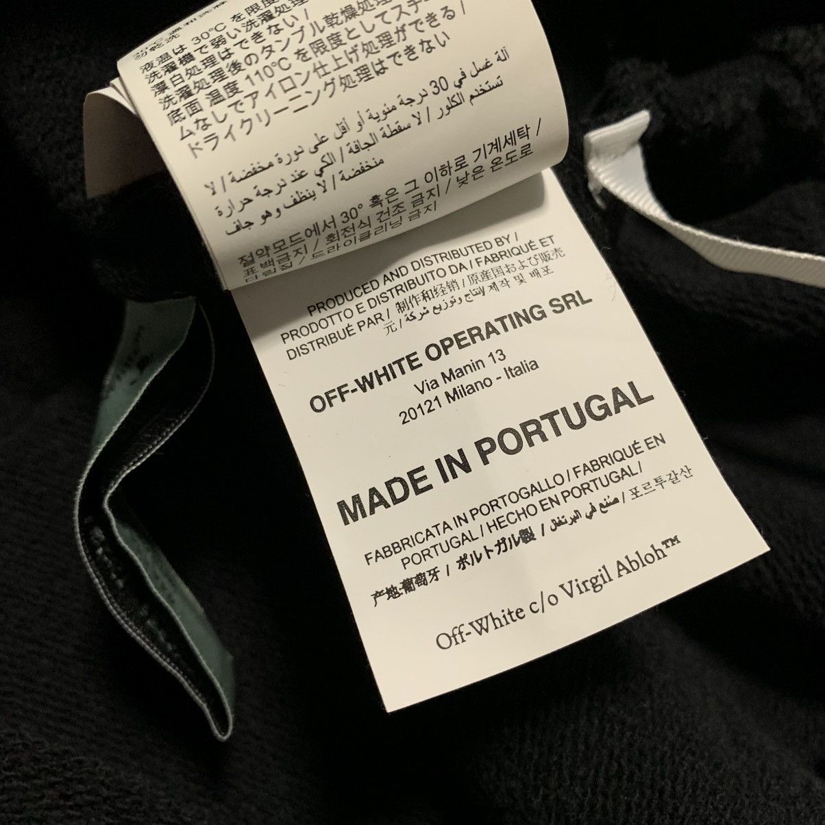 Off-White Off White Medium Pascal Arrows Black Hoodie Virgil Abloh Size US M / EU 48-50 / 2 - 10 Thumbnail