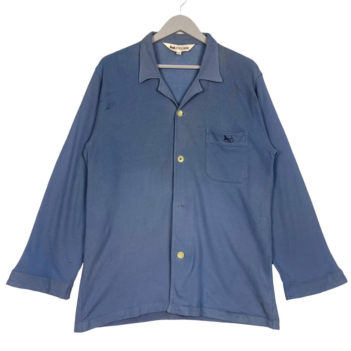 💥VINTAGE CELINE BUTTON SHIRT PIJAMAS