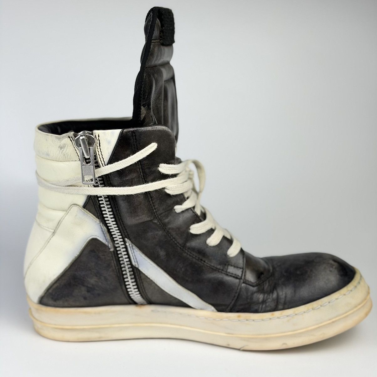 Rick Owens Rick Owens Geobasket Stone Gray Size US 7.5 / EU 40-41 - 5 Thumbnail