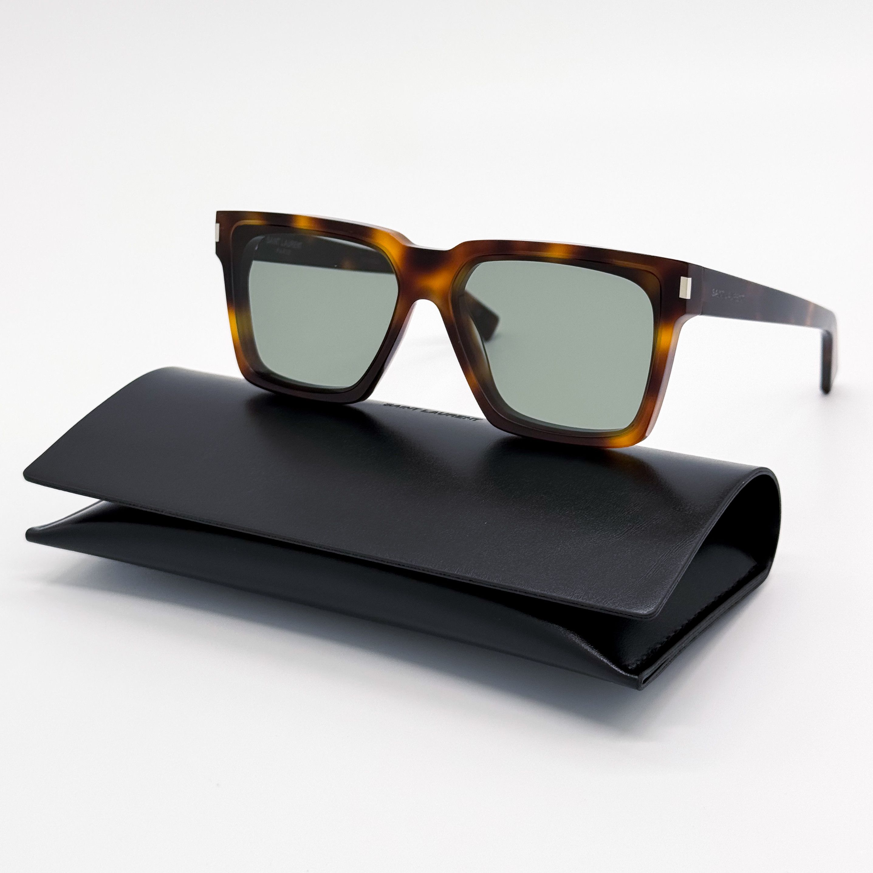 NEW SAINT LAURENT SL610 003 UNISEX HAVANA GREEN SL 610