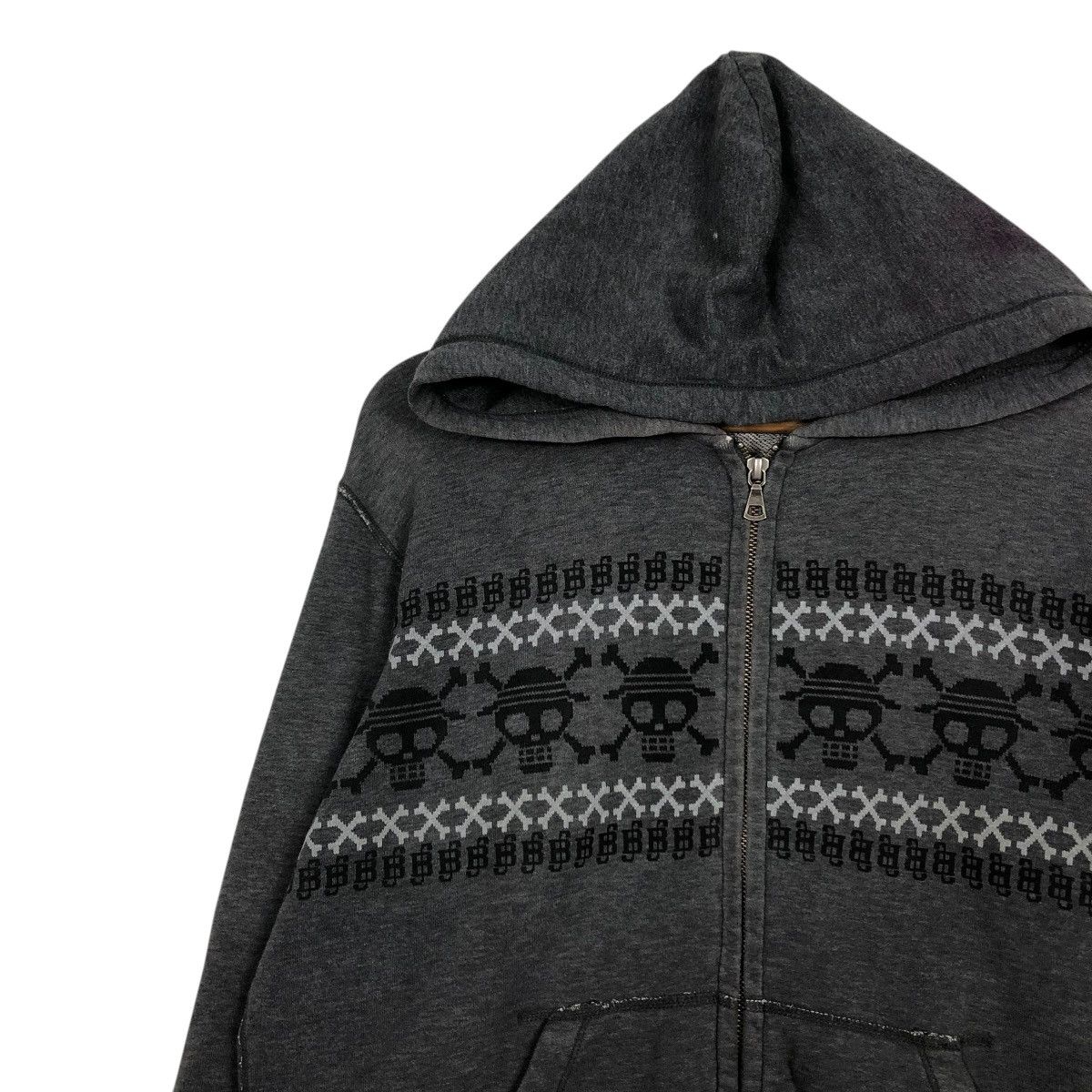 Japanese Brand 🔥VINTAGE ZIPPER HOODIE UNIQLO X ONE PIECE CARTOON Size US M / EU 48-50 / 2 - 9 Thumbnail