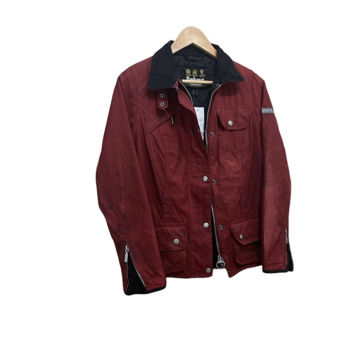 Barbour Barbour Hillberry Quilted Lined Waxed Riding Jacket Size S / US 4 / IT 40 - 3 Thumbnail
