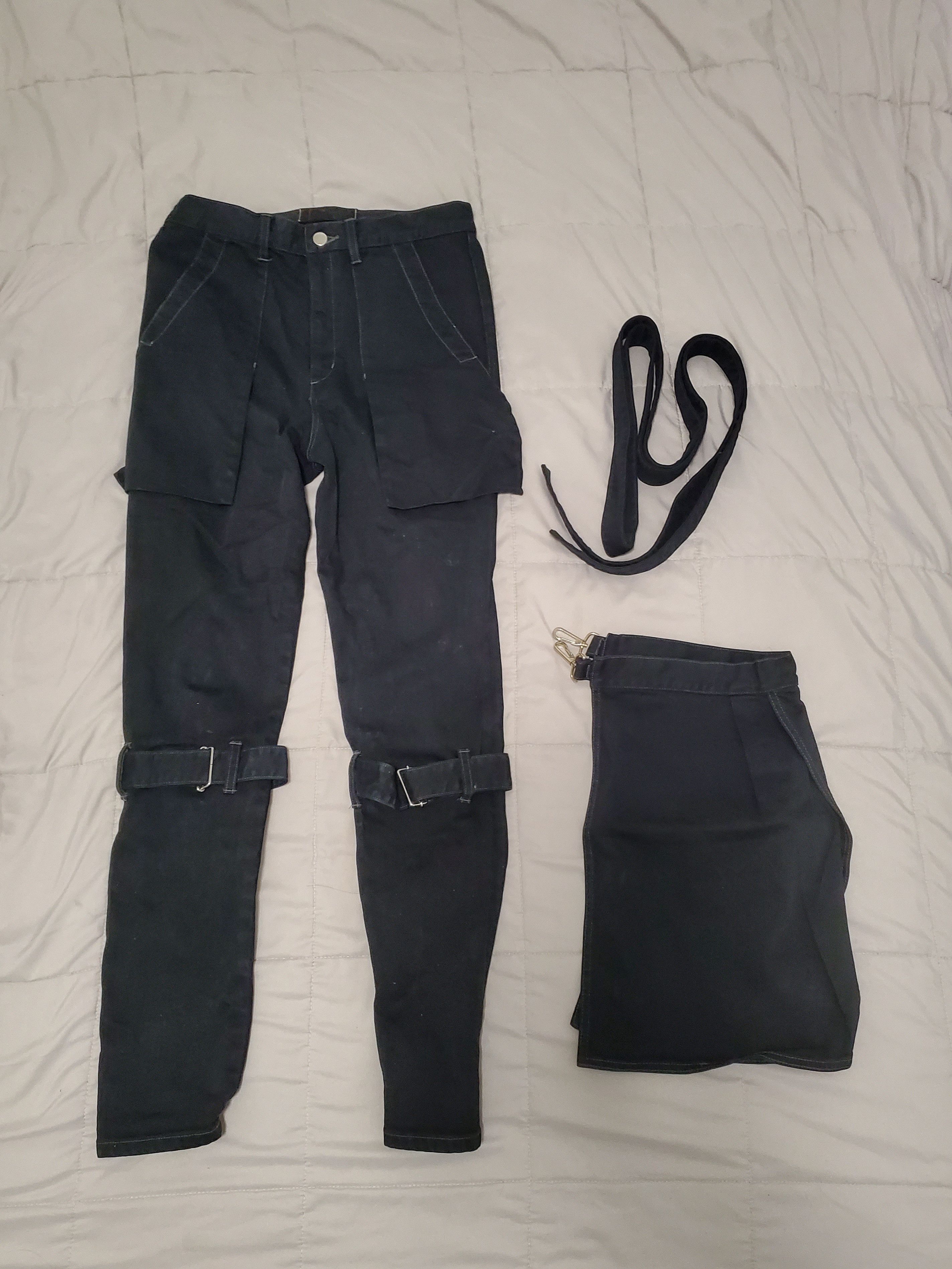 Japanese Brand N/07 Seditious Bondage Pants Size US 30 / EU 46 - 1 Thumbnail