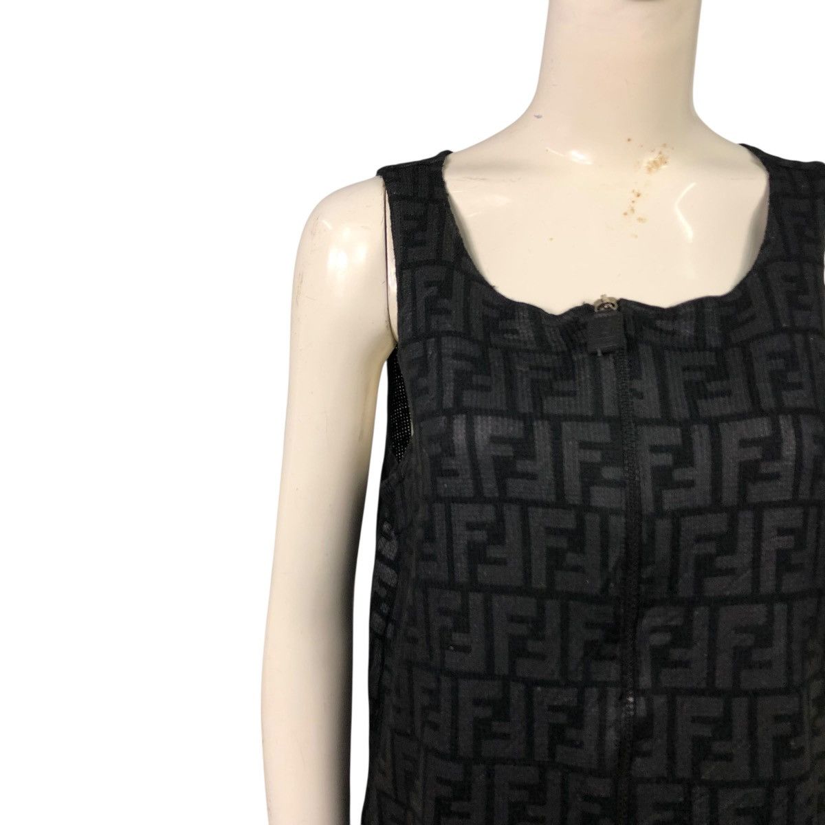 Fendi 🔥VINTAGE DRESS FENDI MONOGRAM ZUCCA FULL PRINT Size M / US 6-8 / IT 42-44 - 7 Thumbnail
