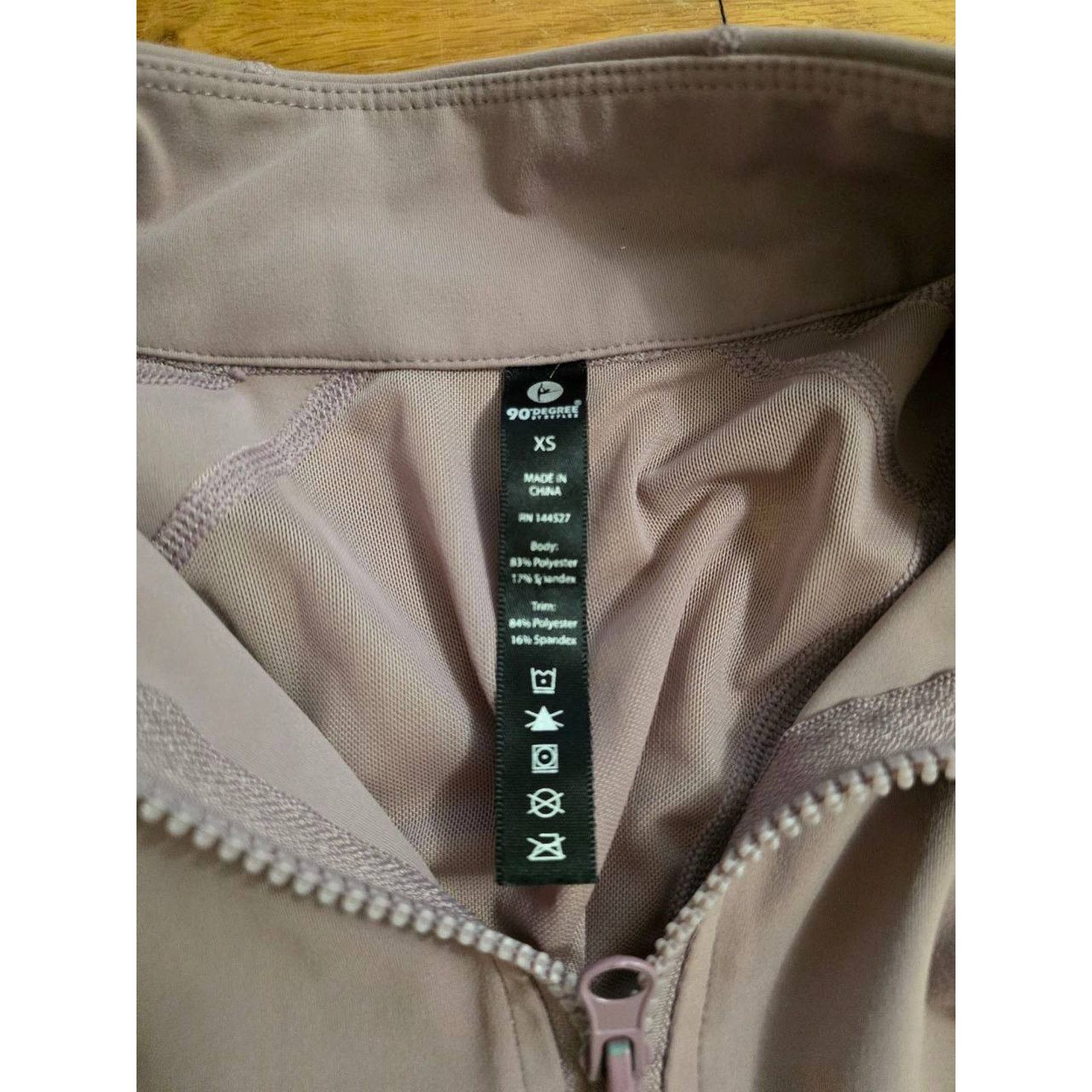 & Other Stories 90 Degree By Reflex Full Zip Jacket Sugar Plum XS A001178 Size XS / US 0-2 / IT 36-38 - 7 Thumbnail
