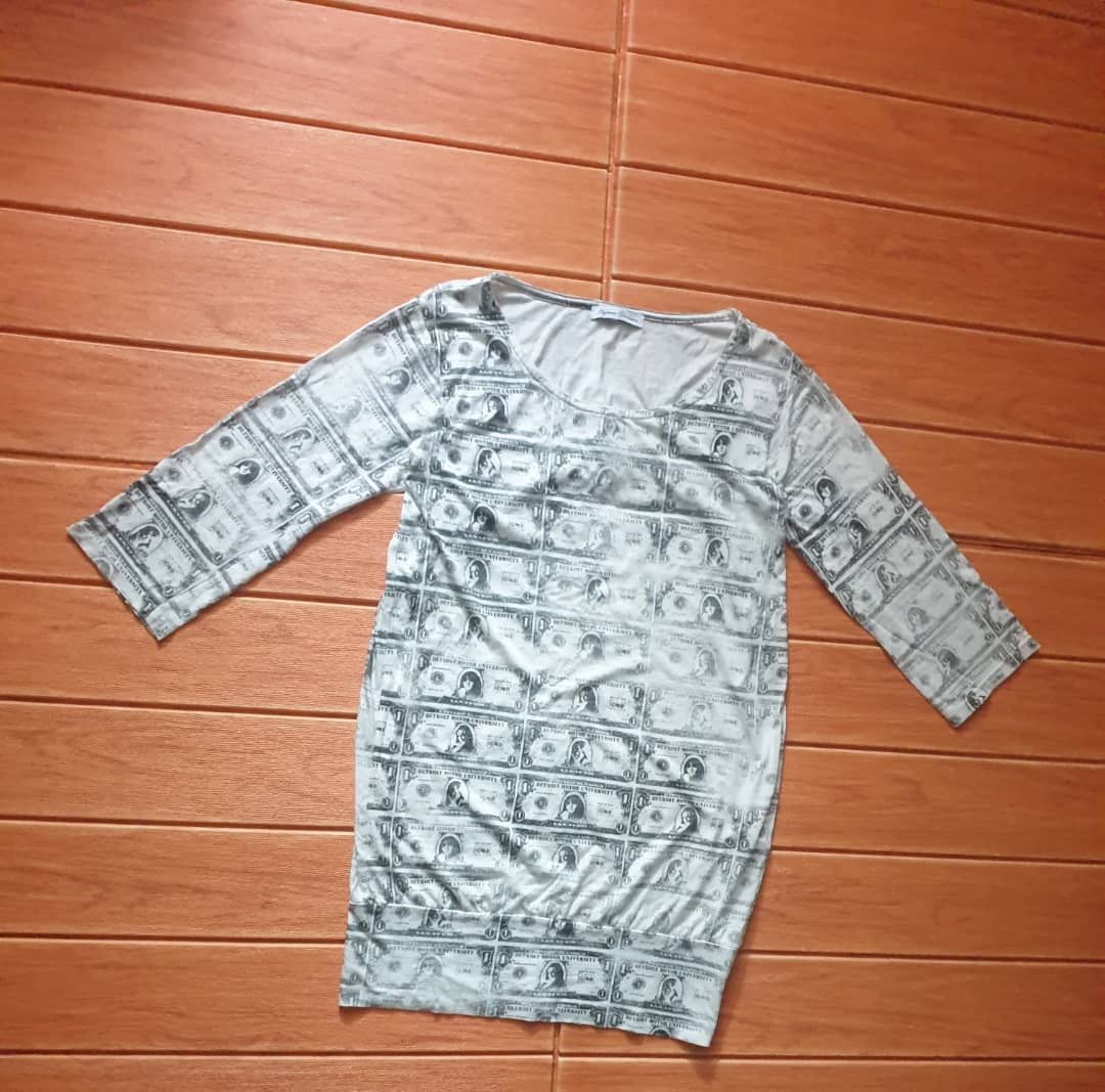 Hysteric Glamour 💥Hysteric Glamour Monogram dollar money dress shirt Size M / US 6-8 / IT 42-44 - 6 Thumbnail