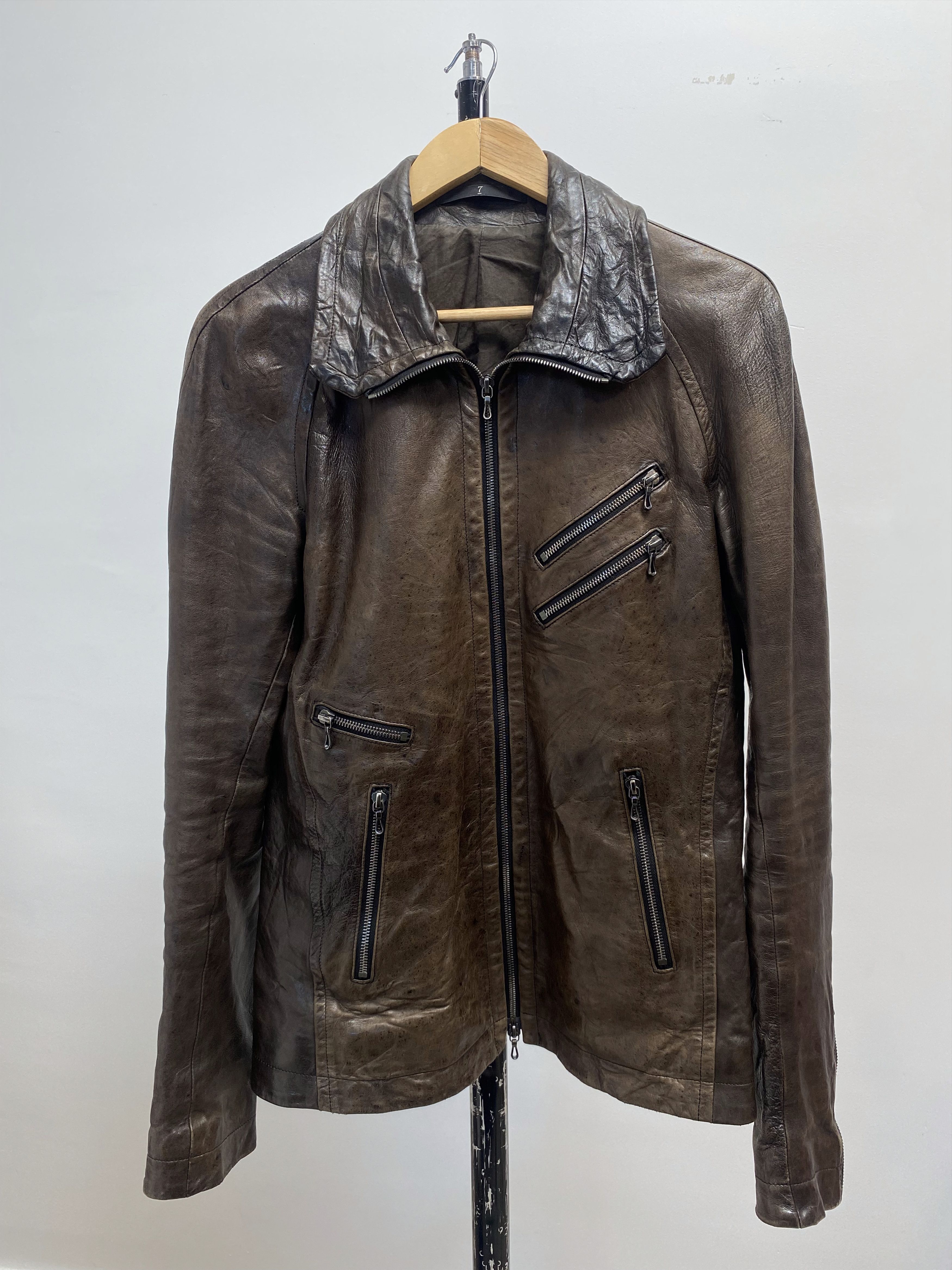 Julius Julius 7 Ram Leather Jacket 08 Brown Size US M / EU 48-50 / 2 - 3 Thumbnail