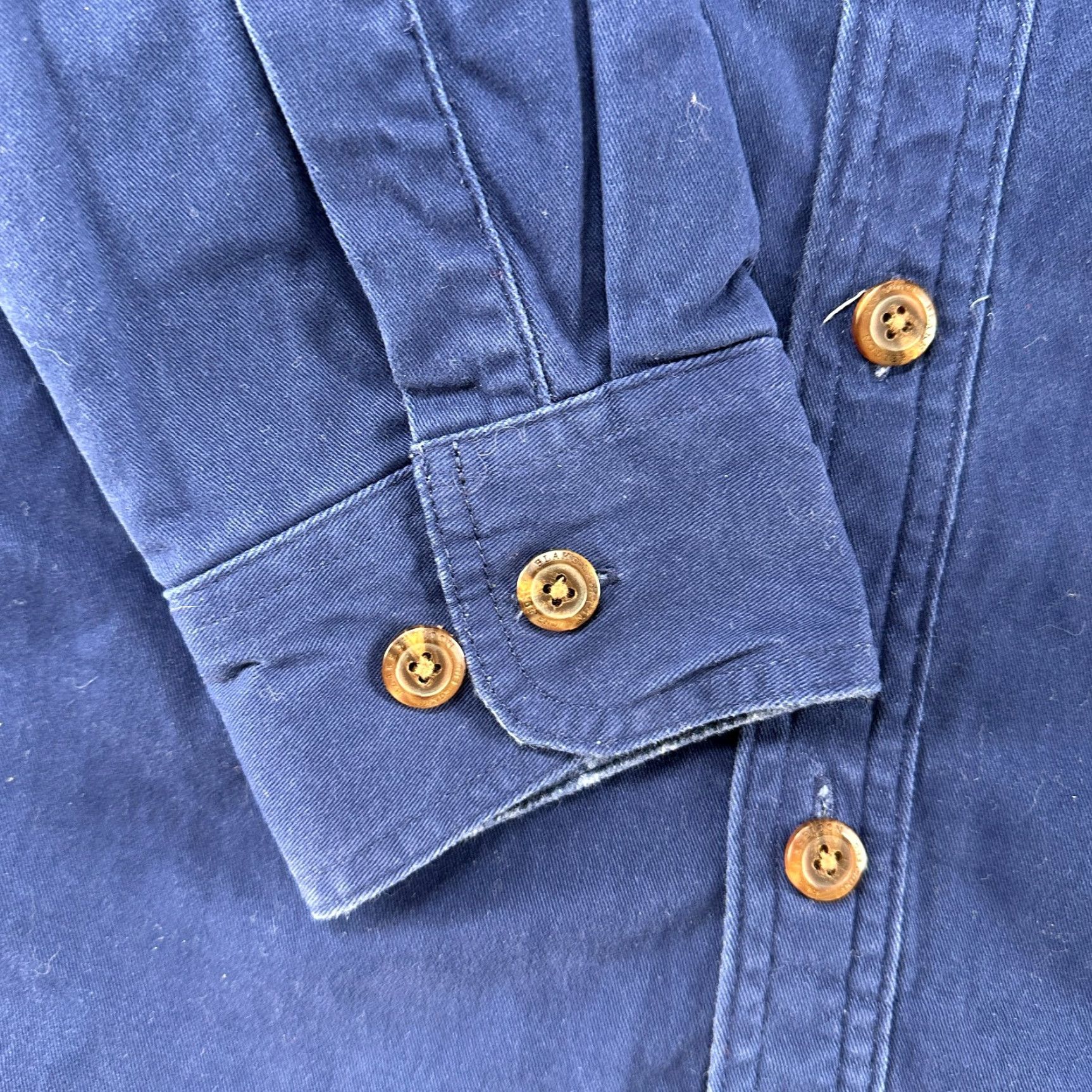 Lands' End Lands' End Shirt Men M Blue Corduroy Button Up Long Sleeve Cotton Blake Shelton 90s Vintage? No Size US M / EU 48-50 / 2 - 4 Thumbnail