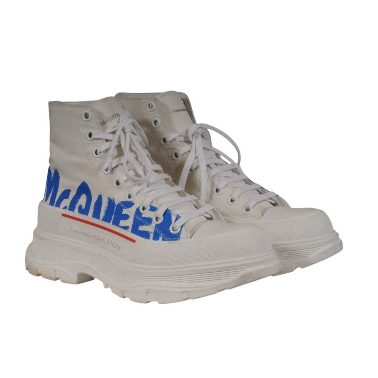 Alexander McQueen Tread Slick Graffiti Logo Boots Size US 9.5 / EU 42-43 - 12 Thumbnail