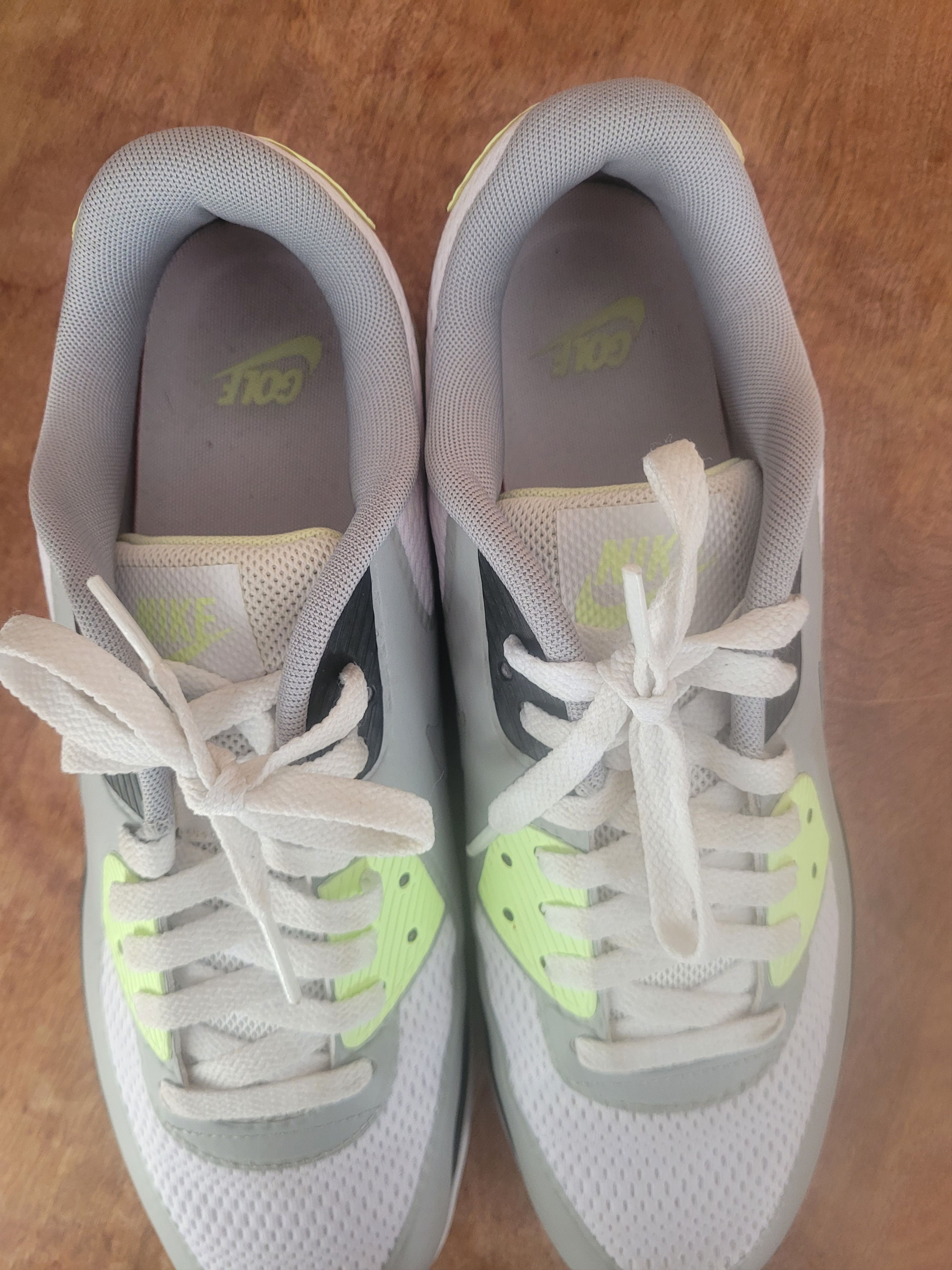 Nike Men's Nike Air Max 90 GTX Summit White/Cool Grey-Volt Size US 12 / EU 45 - 5 Thumbnail