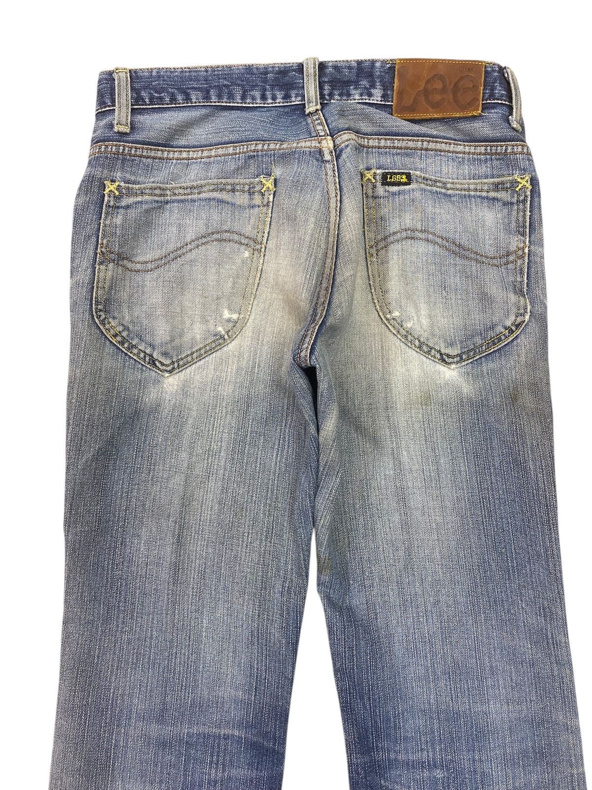 Lee Lee Riders Faded Wash Ripped Style Flare Jeans Size US 28 / EU 44 - 4 Thumbnail