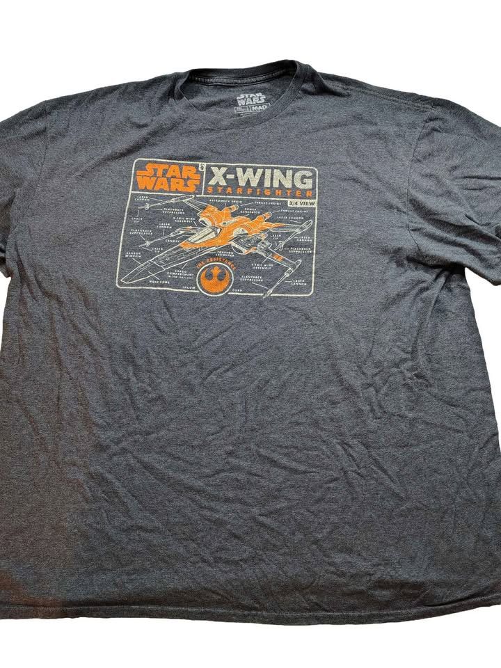 Star Wars Men's Star Wars X-Wing Starfighter T-shirt Size 2XL Size US XXL / EU 58 / 5 - 1 Thumbnail