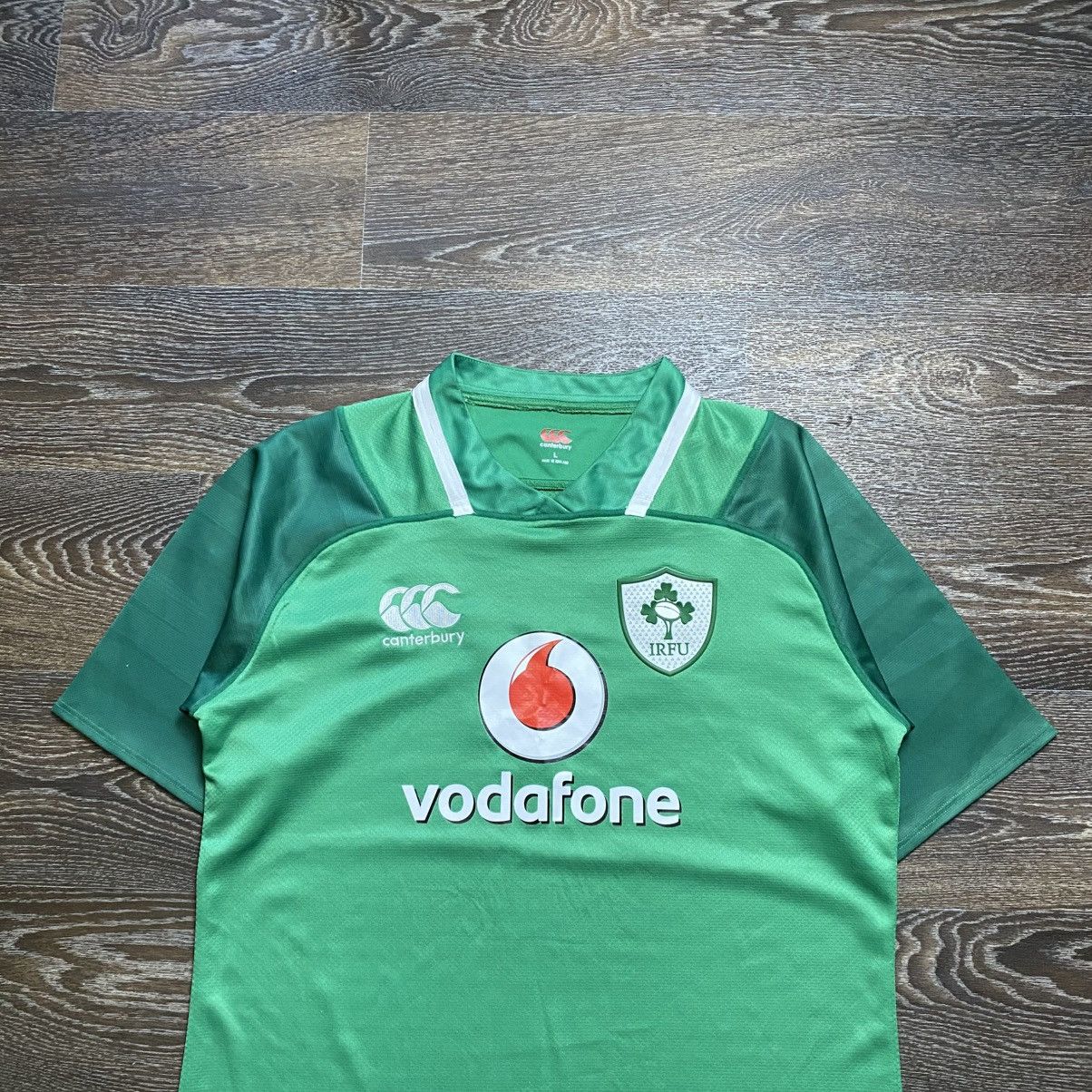 Vintage Canterburry Ireland Rugby Jersey IRFU Size L T shirt Size US L / EU 52-54 / 3 - 2 Thumbnail