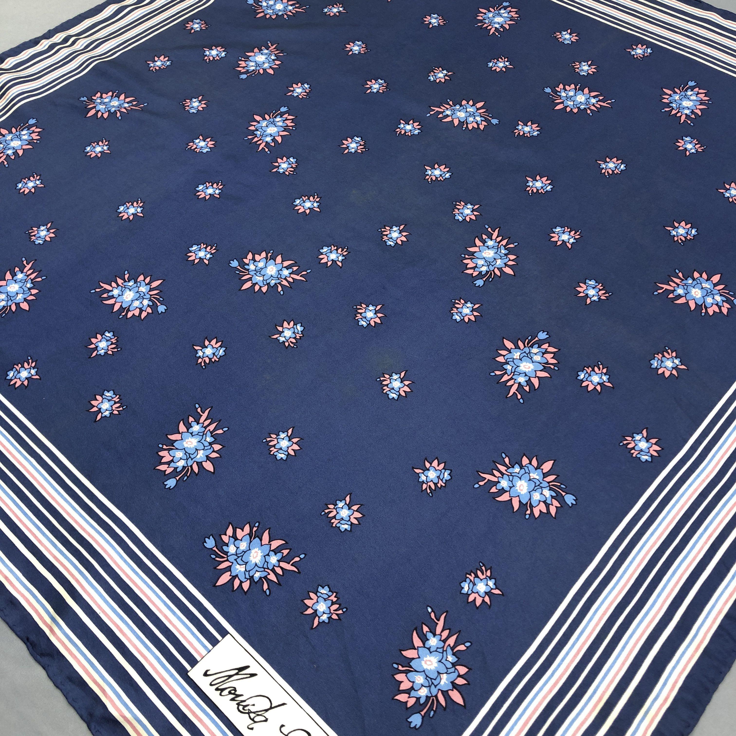 Other × Vintage Vintage Monika Ernoa SILK Scarf Twill Stole Wraps Scarves Size ONE SIZE - 4 Thumbnail