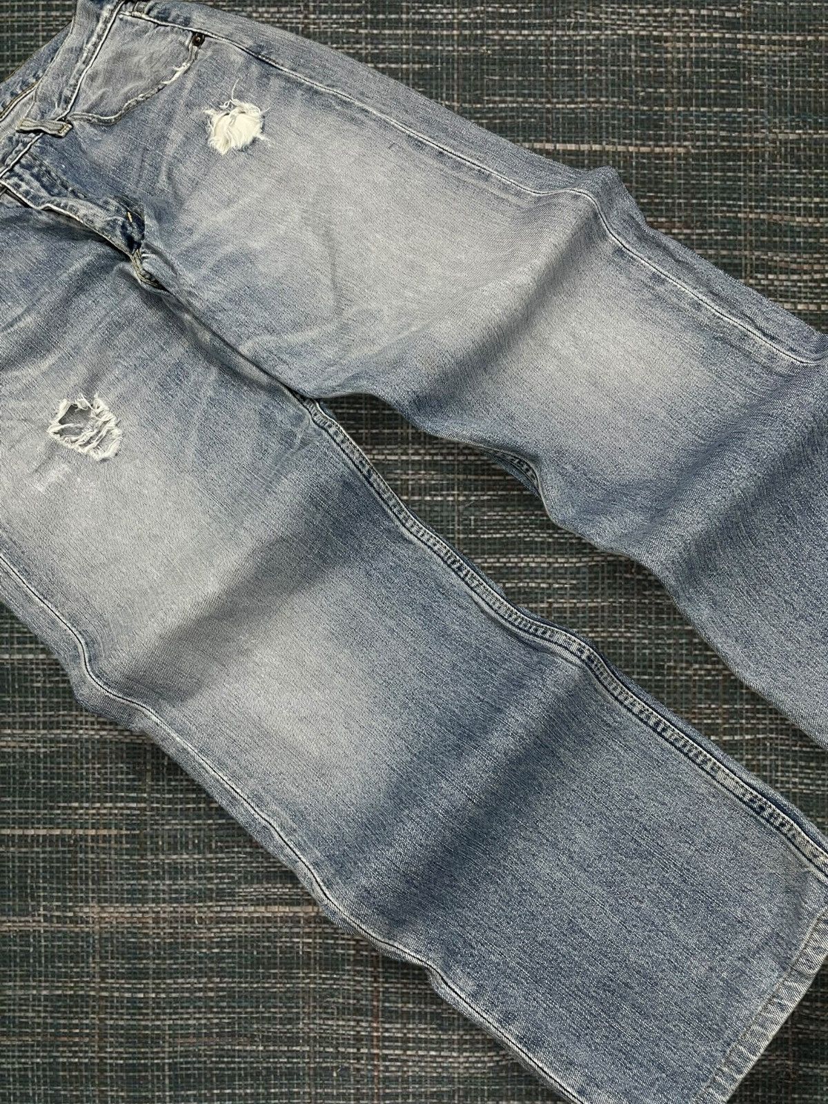 Levi's Vintage Clothing Vintage 1990S Designer Original Levis 503 Distressed Denim Size US 31 - 8 Thumbnail