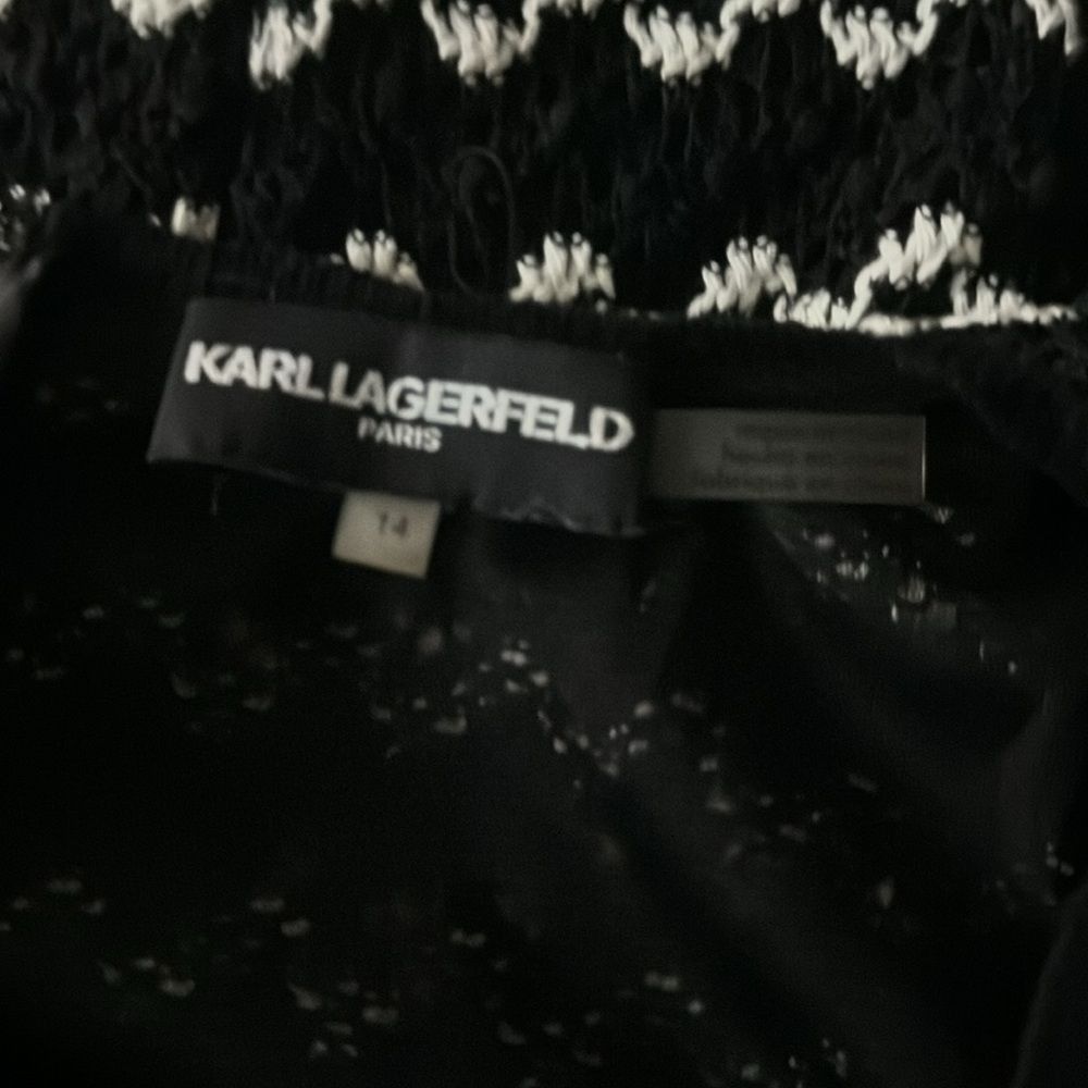 Karl Lagerfeld Karl Lagerfeld Paris SZ 14 A-line crochet dress Size XL / US 12-14 / IT 48-50 - 5 Thumbnail