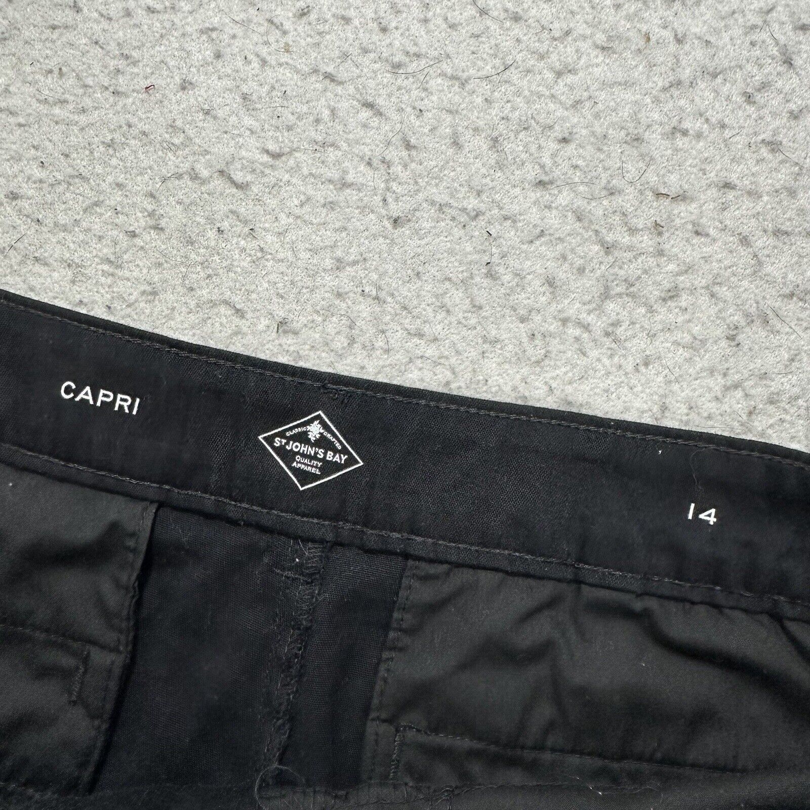 St. Johns Bay St. John's Bay 14 Capri Straight Leg Chino Pants Stretch Size 36" / US 14 / IT 50 - 4 Thumbnail