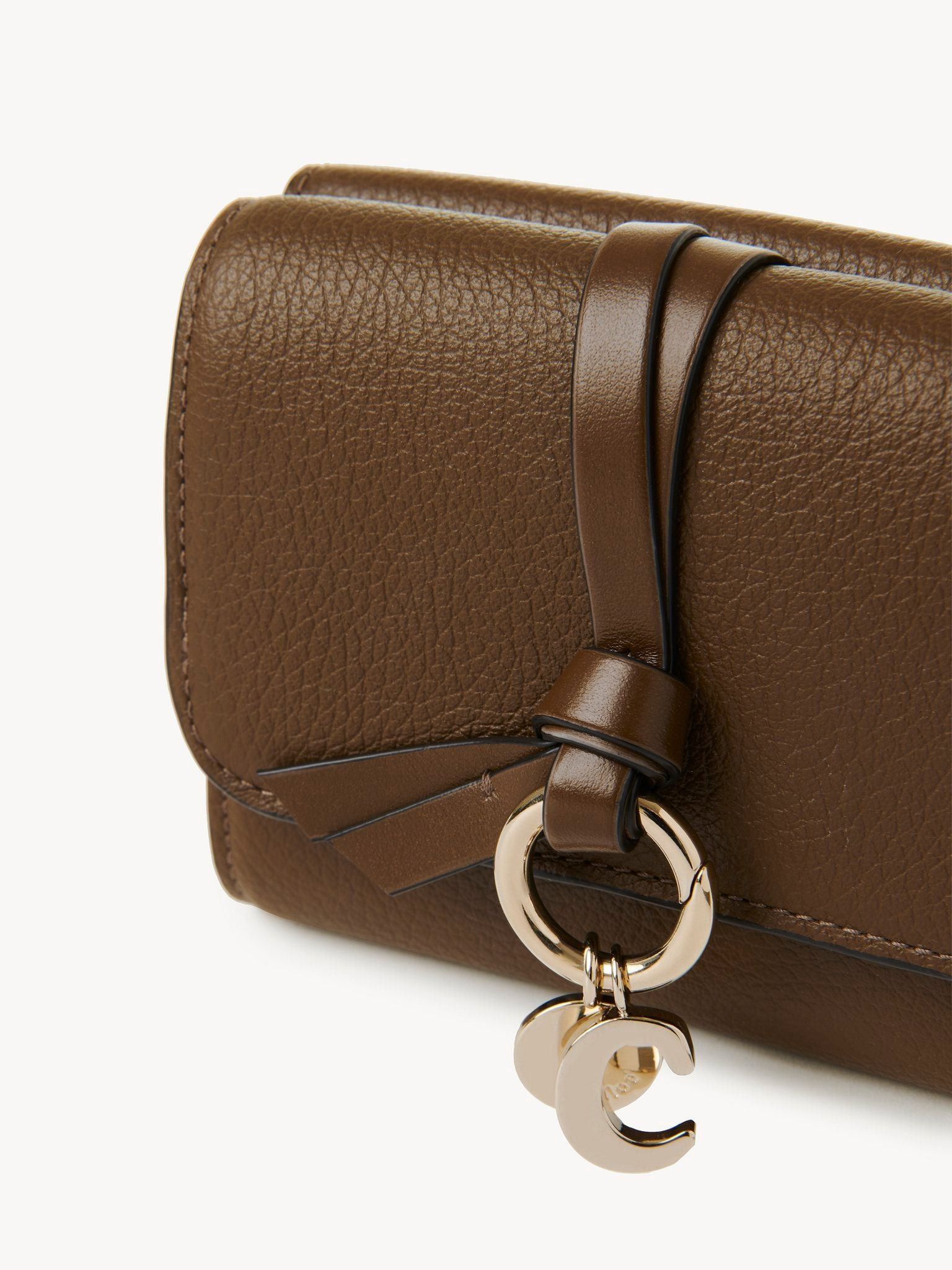 Chloe o1loc1c10226 Size: OS / Alphabet Small Wallet Dark Khaki Size ONE SIZE - 2 Thumbnail