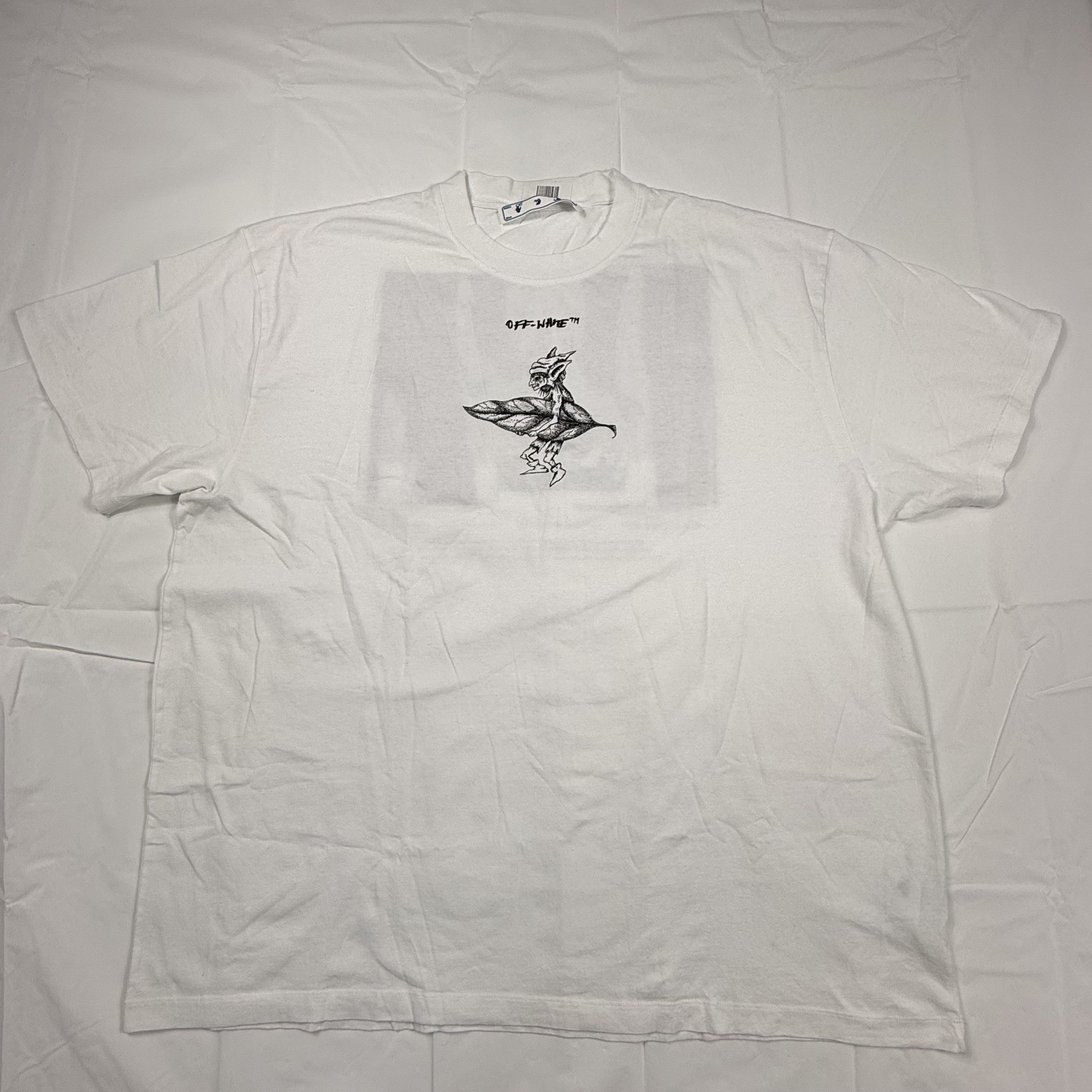 Off-White Off-White Mens Goblin Graphic T-Shirt White XL Size US XL / EU 56 / 4 - 1 Thumbnail