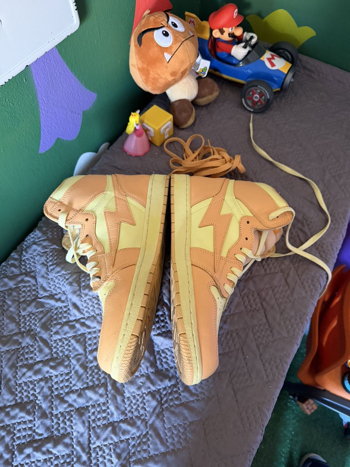 Reves Paris Air Kiy RARE Peach Pink Tan Orange Idk Size US 11 / EU 44 - 3 Thumbnail