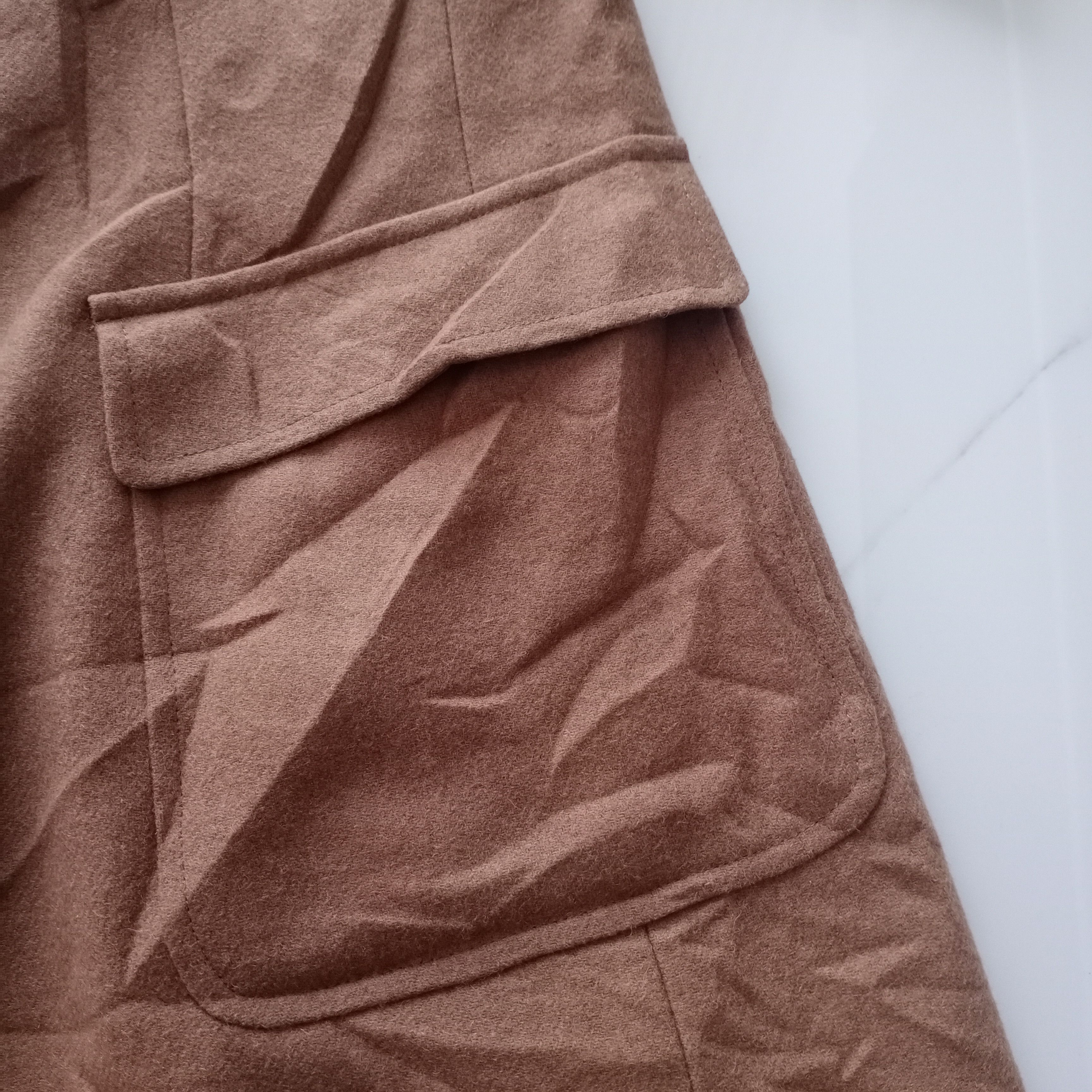 BEAUTY&YOUTH × Japanese Brand × United Arrows United Arrows Beauty & Youth Brown Long Coat Shetland Wool Size US M / EU 48-50 / 2 - 12 Thumbnail