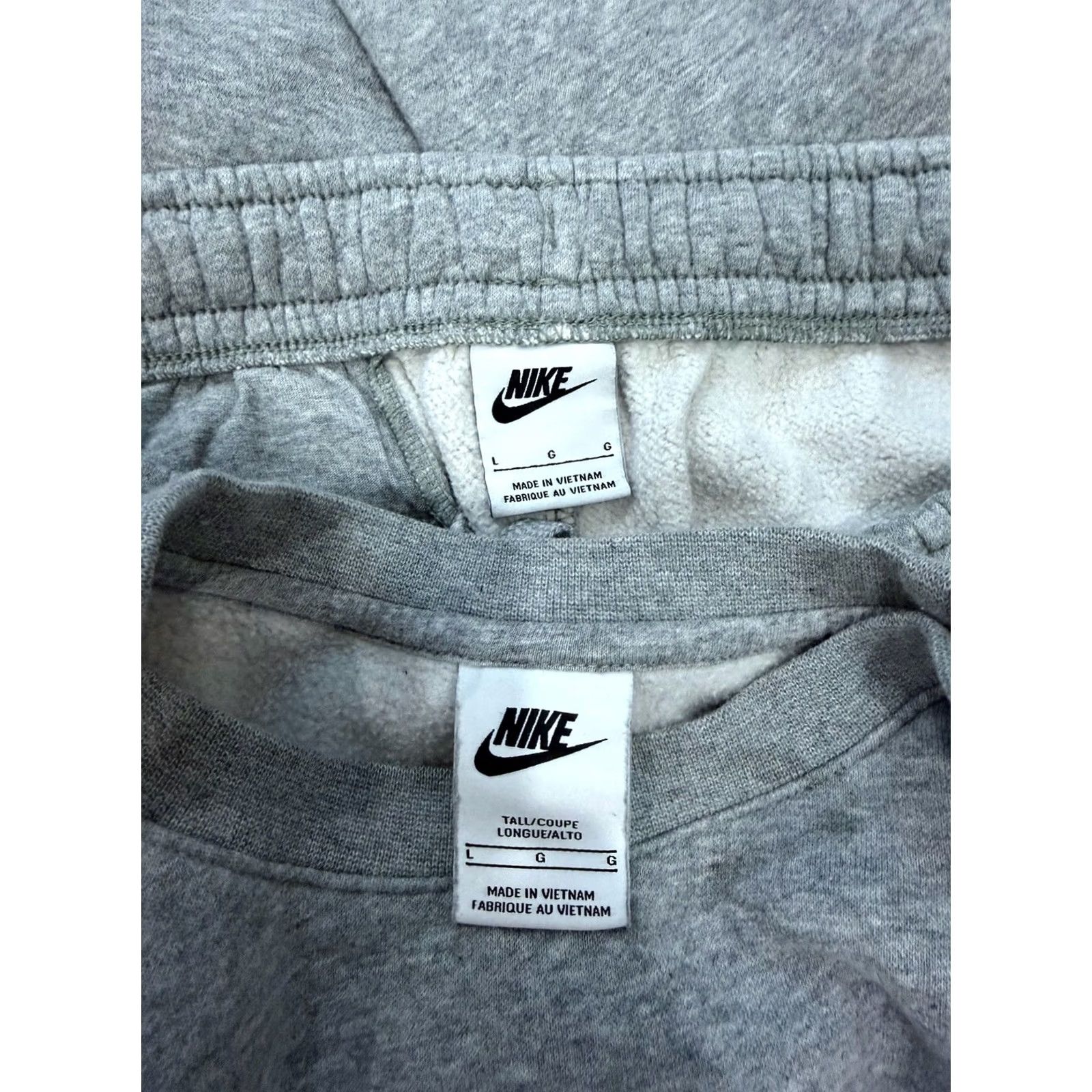 Nike Nike Sportswear Club Fleece Sweatshirt & Joggers Sweatset Gray Large Men XS? Size US L / EU 52-54 / 3 - 3 Thumbnail