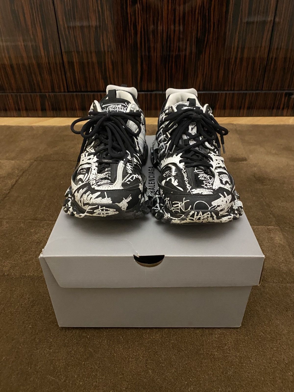 Balenciaga Balenciaga track graffiti Size US 12 / EU 45 - 2 Thumbnail