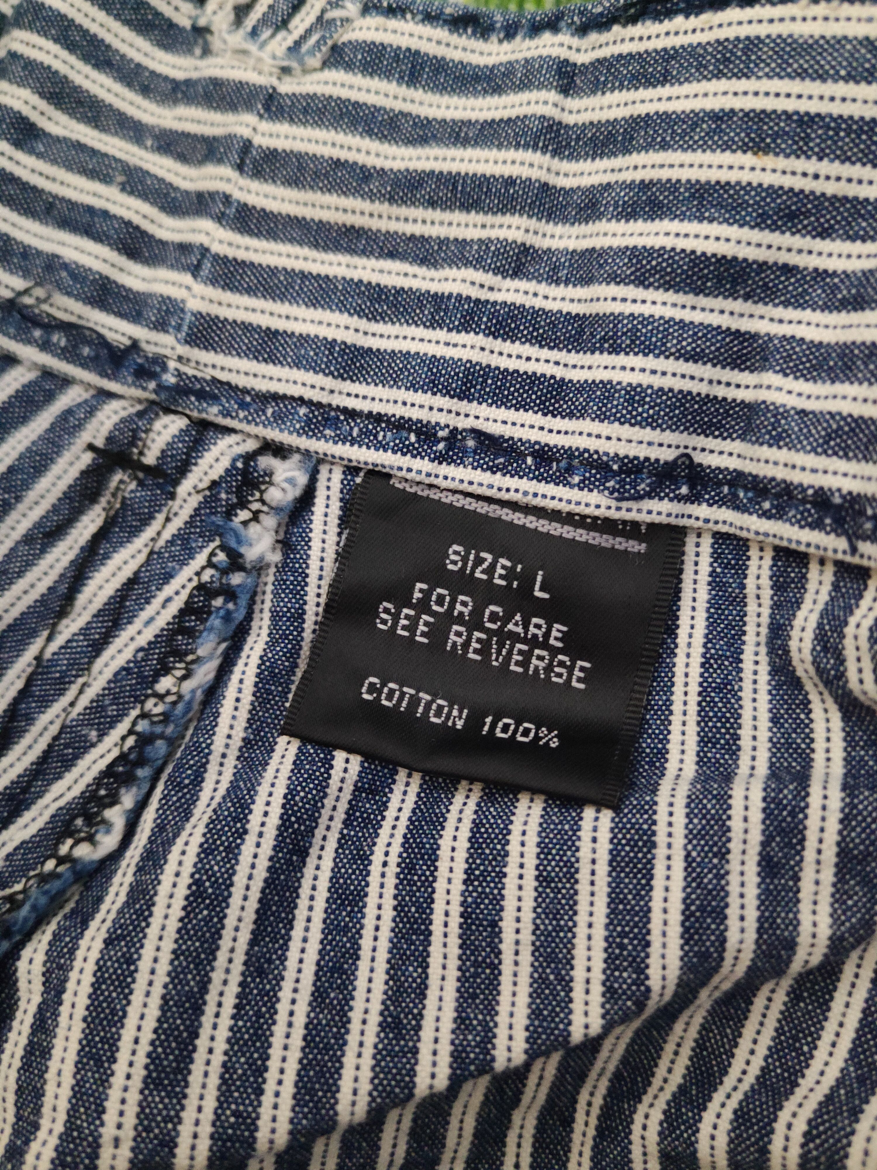 Japanese Brand DL Japanese Brand Blue White Multipocket Casual Pants #1360 Size US 30 / EU 46 - 14 Thumbnail