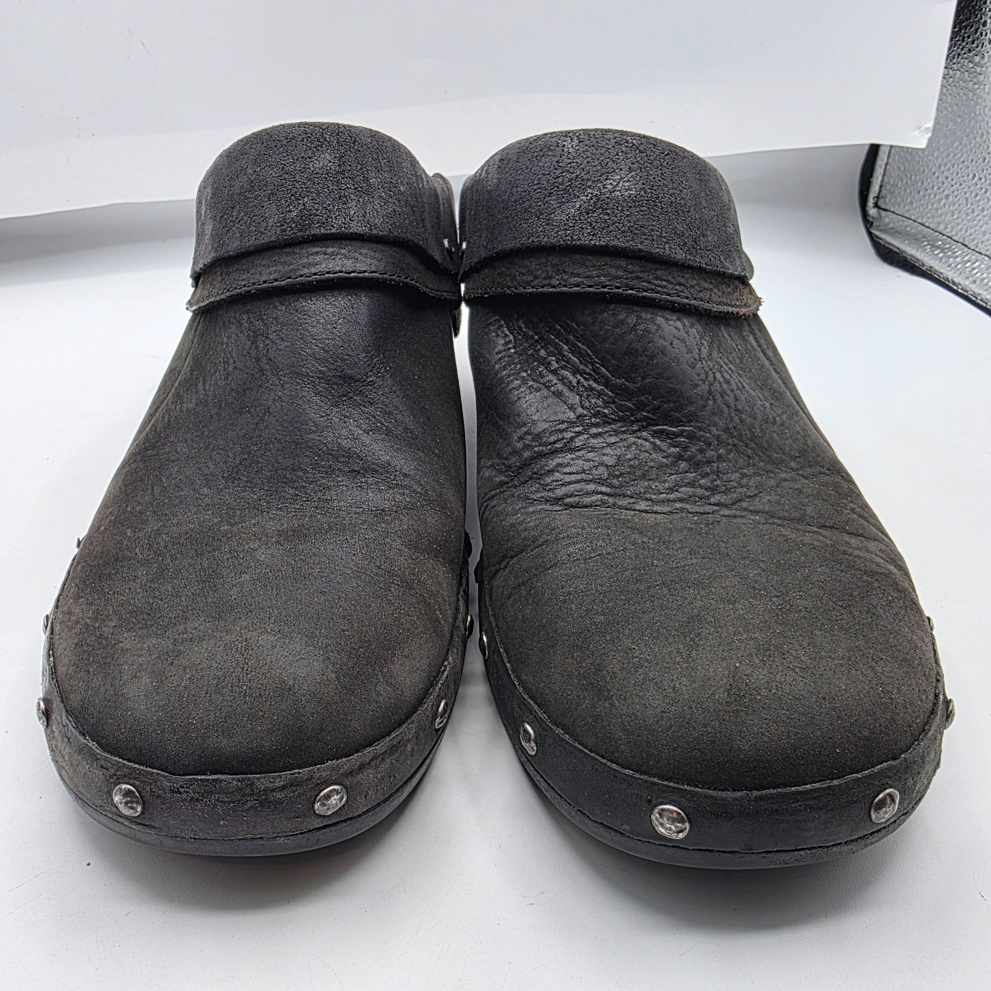 Merrell Merrell Black Leather Luxe Wrap Womens Size 9.5 Black Slip O Size US 9.5 / IT 39.5 - 2 Thumbnail