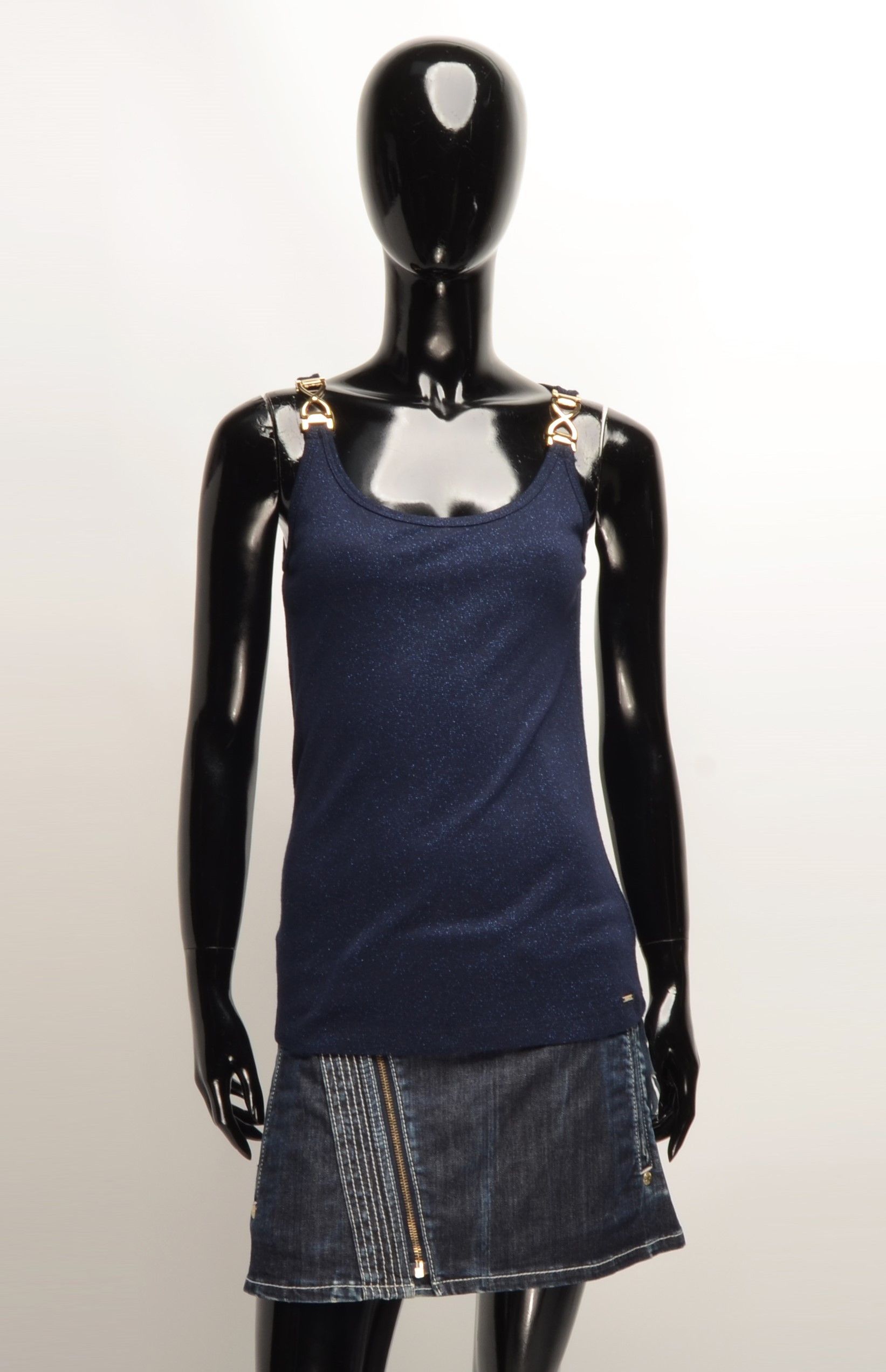 Morgan Homme Morgan de Toi Sparkle Decorated Tank Top Size M / US 6-8 / IT 42-44 - 1 Thumbnail