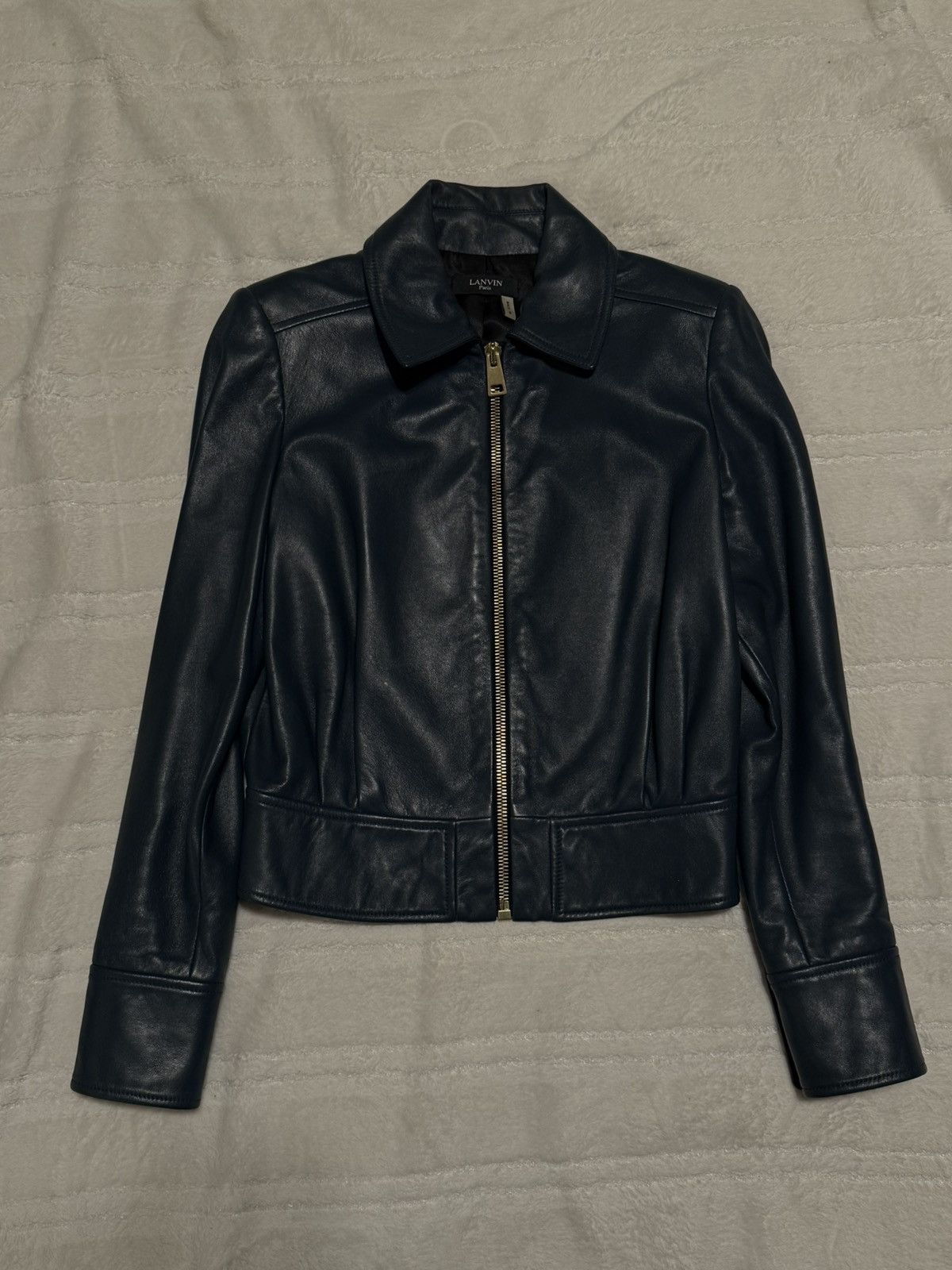 Lanvin Lanvin Leather Jacket Size XS / US 0-2 / IT 36-38 - 1 Thumbnail