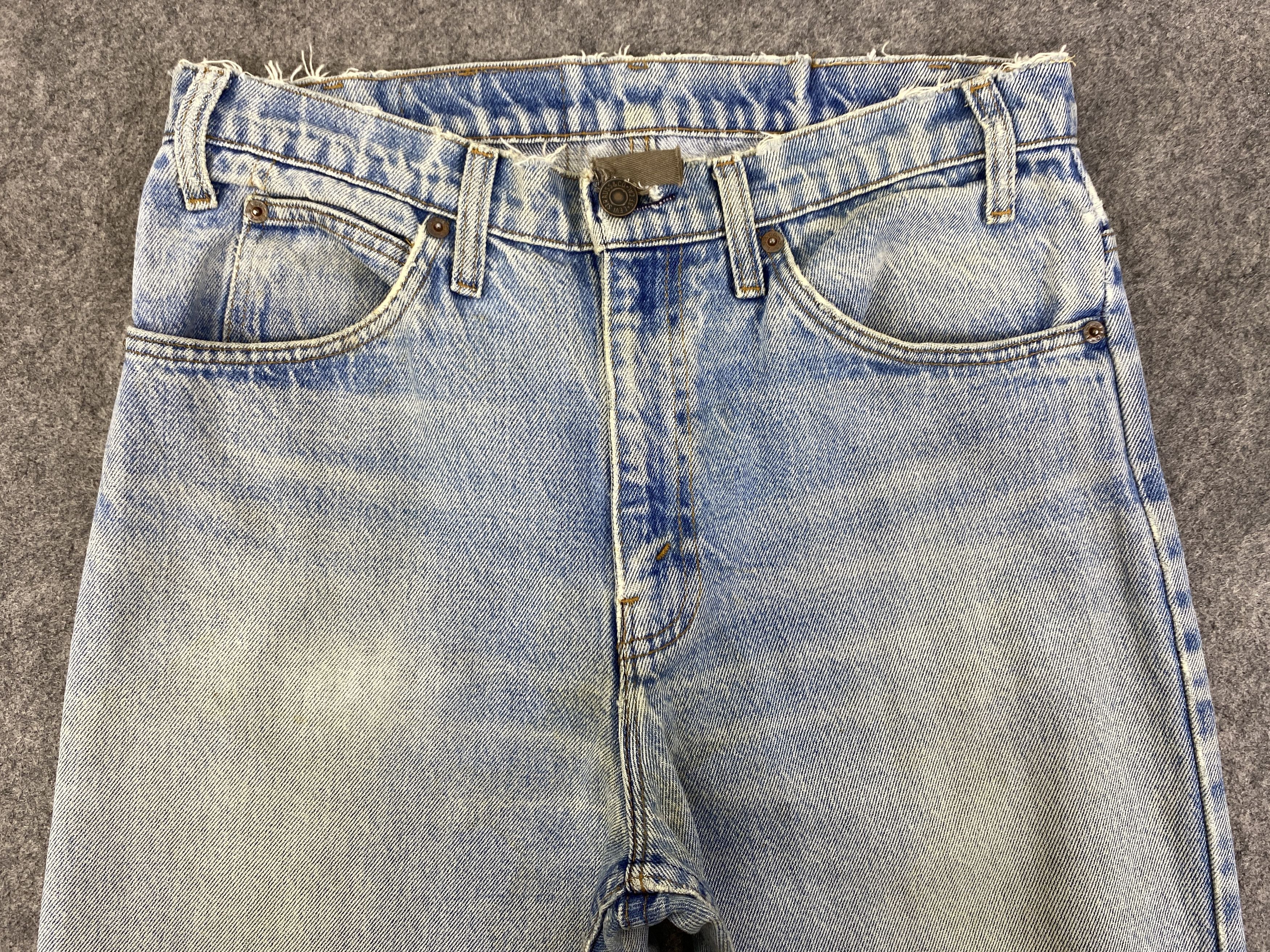 Levi's Light Blue Wash Vintage Levis 509 Orange Tab 31x30.5 -JN3233 Size US 31 - 3 Thumbnail