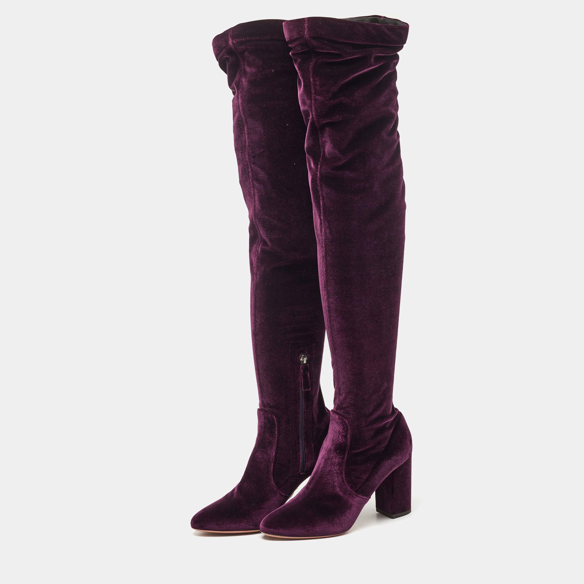 Aquazzura o1y0625 Boots in Mauve Size US 8 / IT 38 - 2 Thumbnail