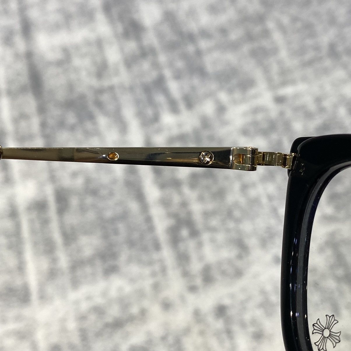Chrome Hearts CHROME HEARTS STRAPADICTOME BLACK/ GOLD PLATED Size ONE SIZE - 8 Thumbnail
