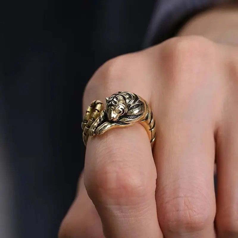 Other Fierce Tiger Adjustable Opening Ring Size ONE SIZE - 3 Thumbnail