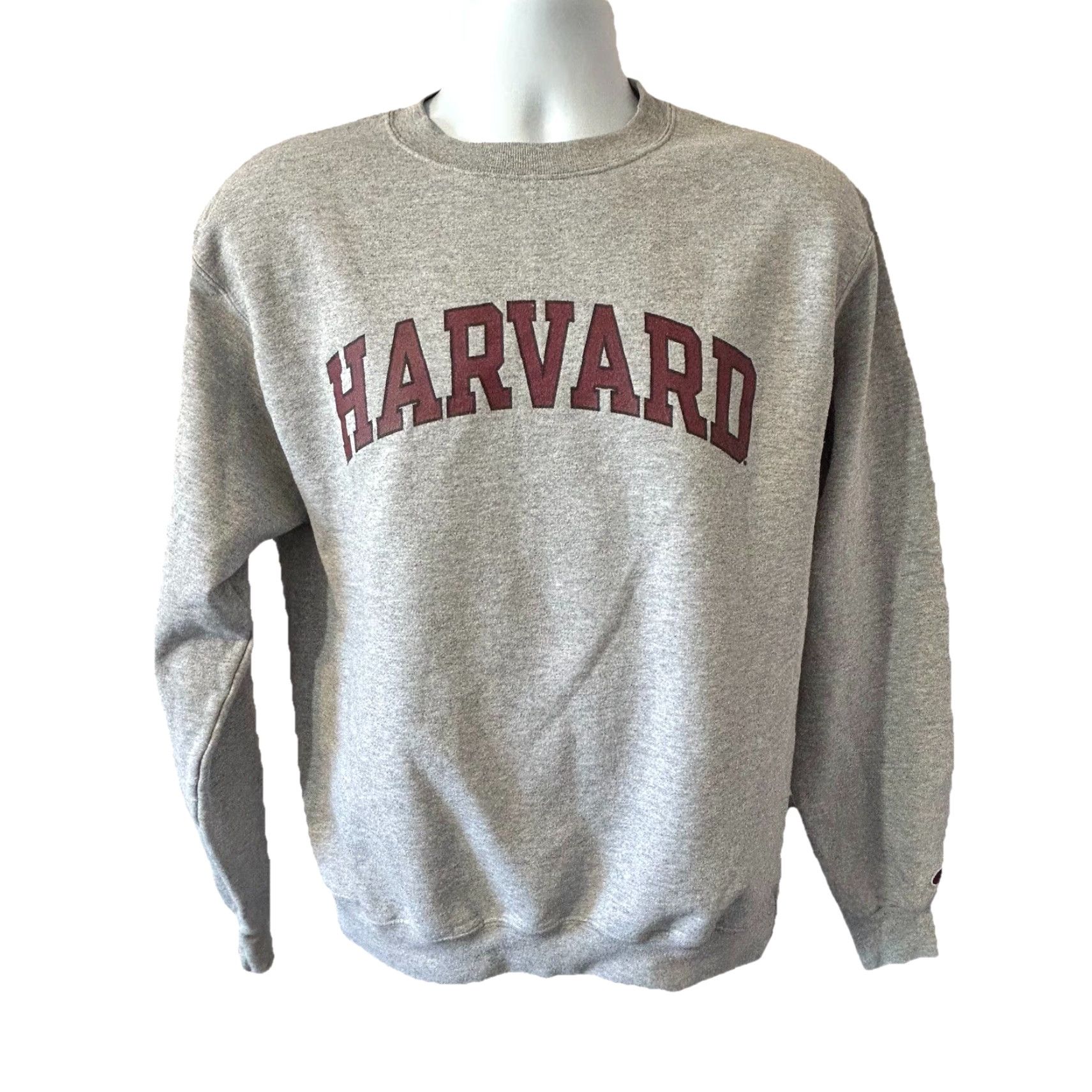 Champion VINTAGE Champion Sweatshirt Men Medium Heather Gray Logo Pullover Crew Neck Y2K Harvard University Eco Fleece Size US M / EU 48-50 / 2 - 2 Thumbnail