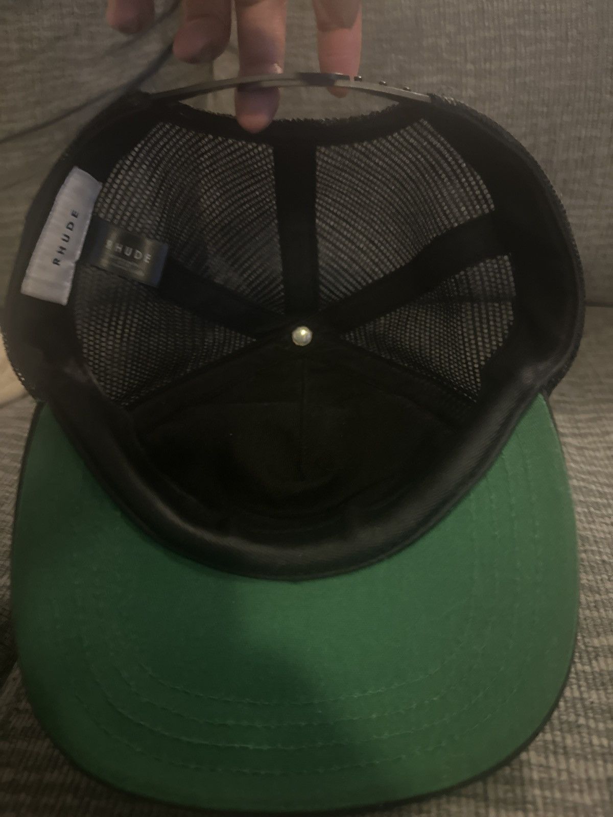 Rhude Rhude racing trucker hat Size ONE SIZE - 2 Thumbnail