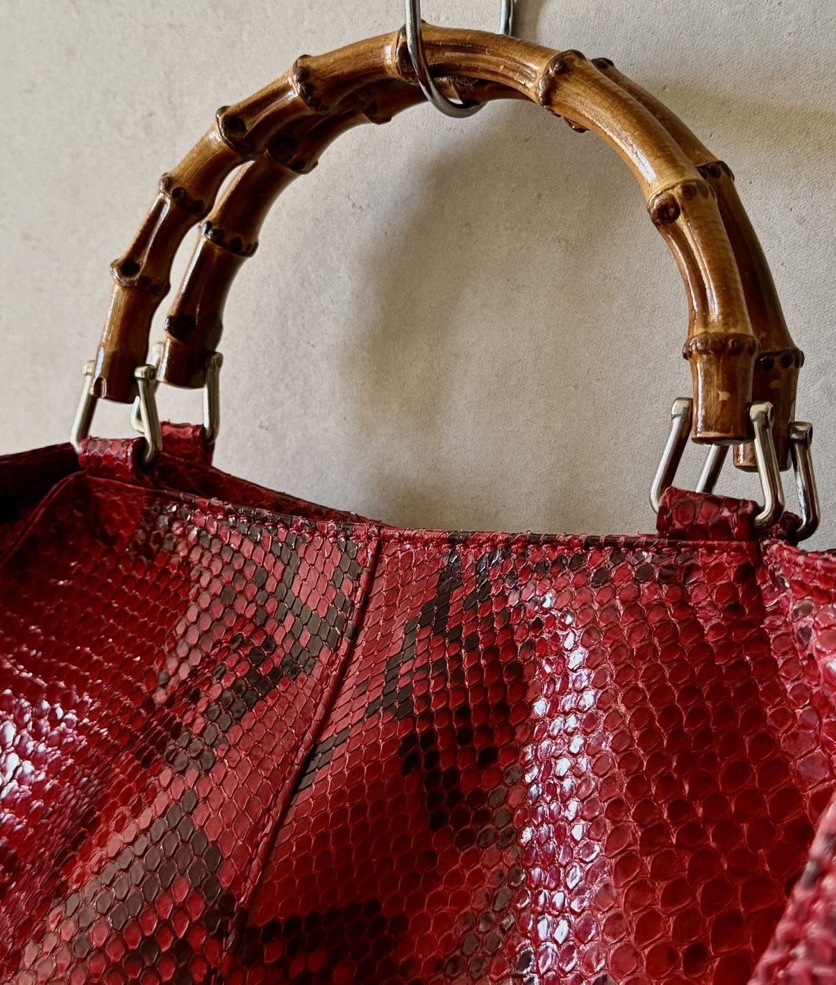 Gucci Gucci - Tom Ford - 1996 Python Bamboo - Cross Body Bag Size ONE SIZE - 3 Thumbnail
