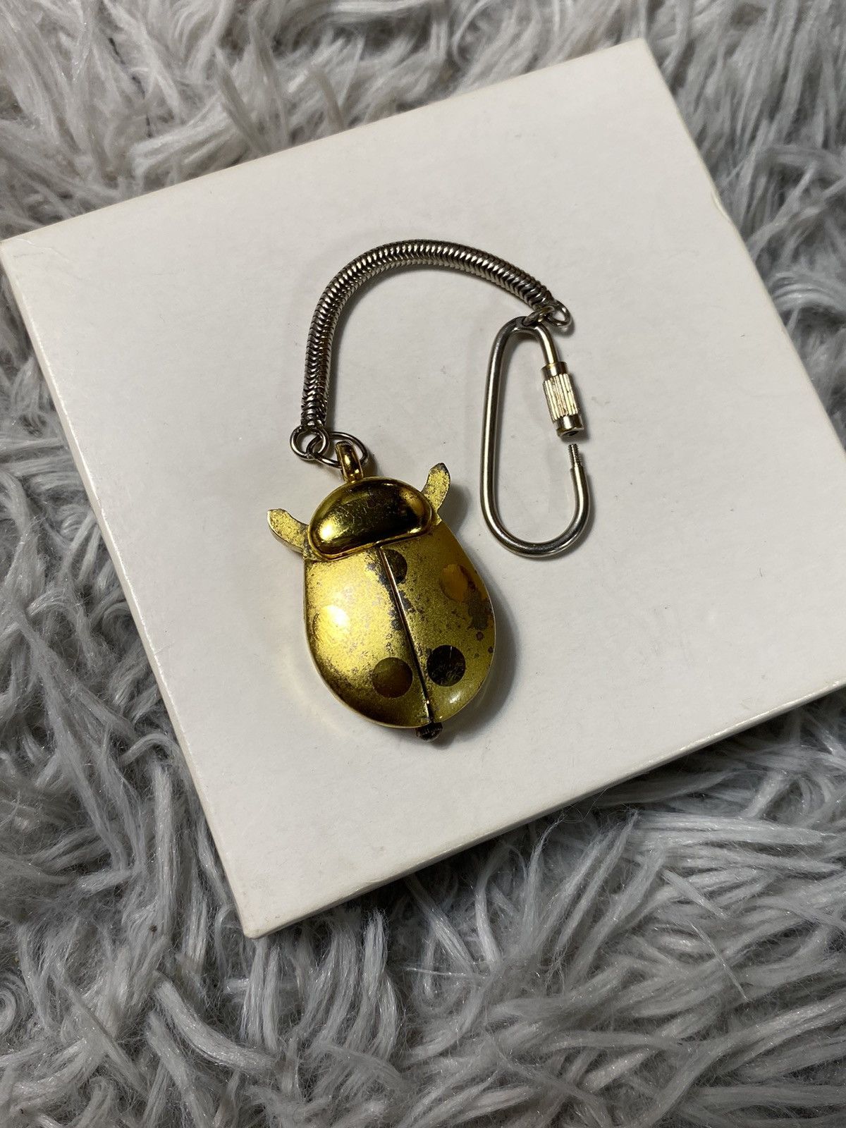 Jewelry Omax Ladybug Keychain Watch Gold Vintage Japanese Brand Size ONE SIZE - 3 Thumbnail