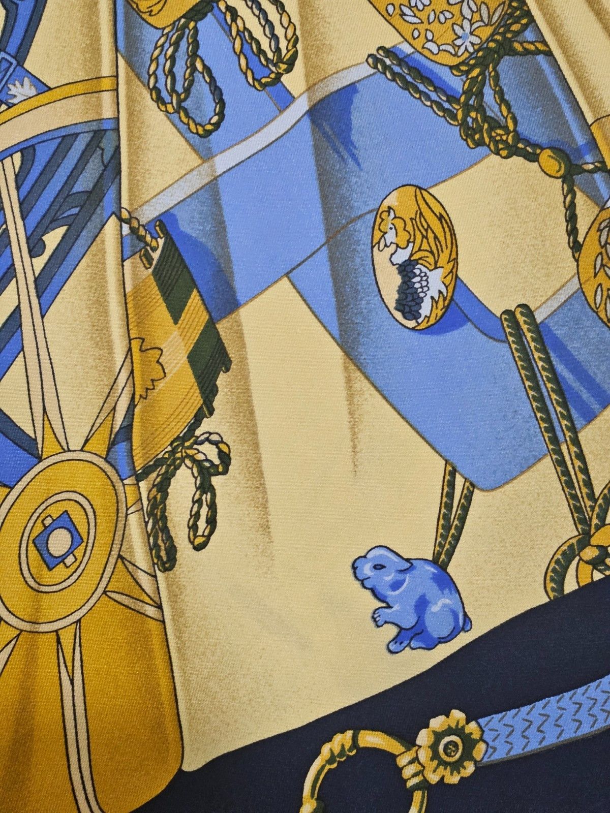 Hermes Hermes Soleil de Soie By Cathy Latham Silk Scarf Size ONE SIZE - 4 Thumbnail