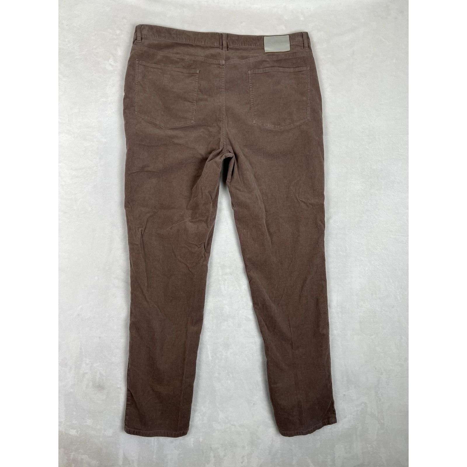Vuori Vuori Pants Mens 38x30 Brown Corduroy Chino Stretch Straight Size US 38 / EU 54 - 6 Thumbnail