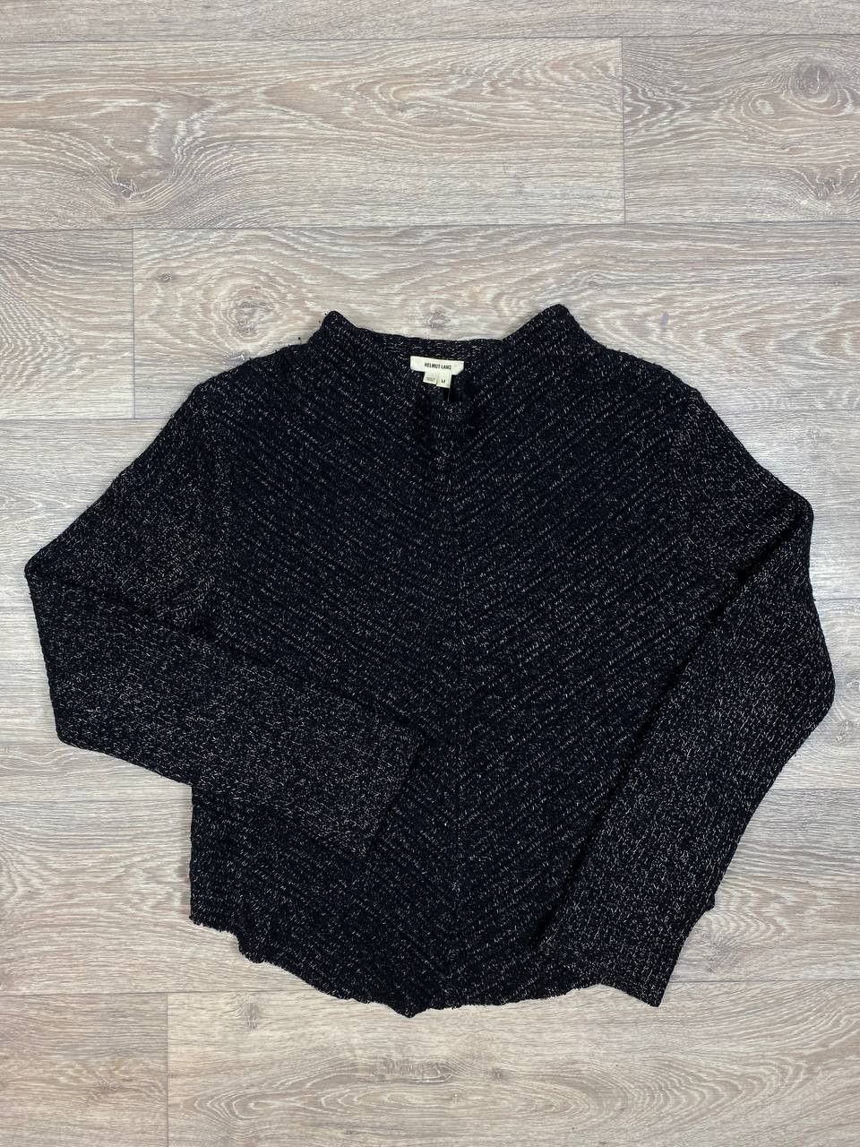 Helmut Lang × Vintage Rare Helmut lang knited wool sweater Size M / US 6-8 / IT 42-44 - 2 Thumbnail