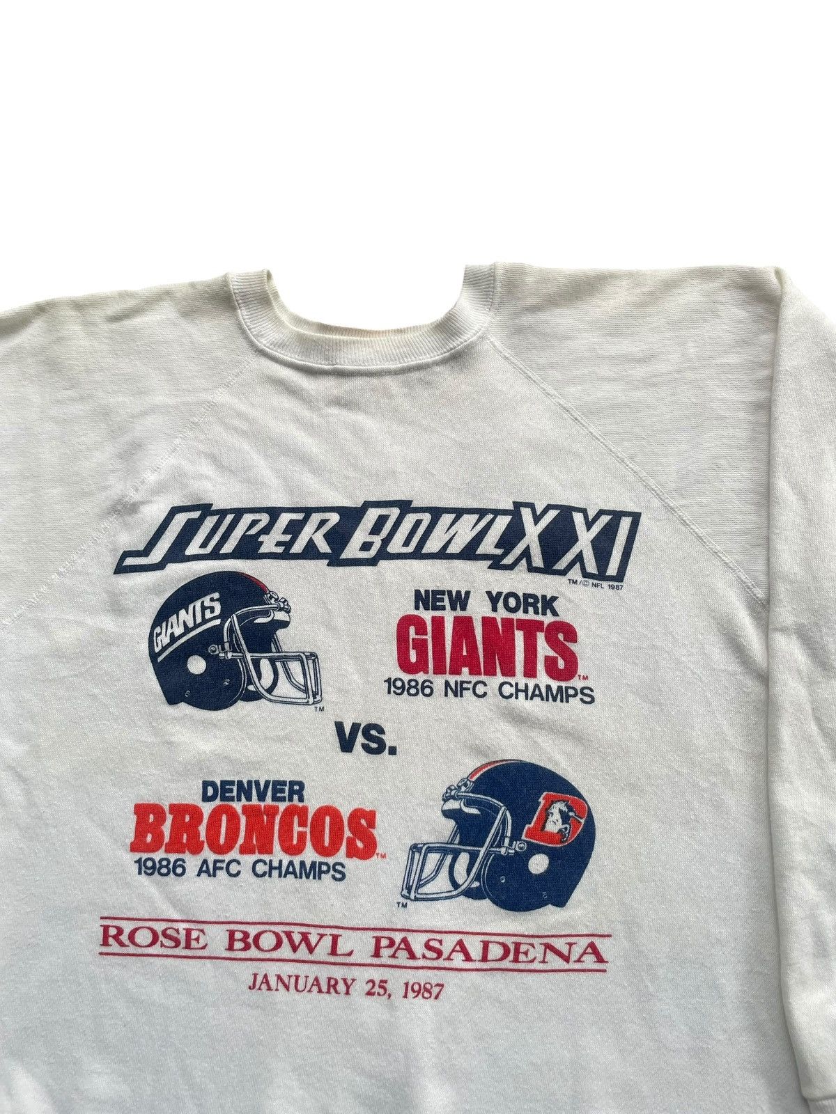 NFL Vintage Superbowl XXl Sweatshirt Size US M / EU 48-50 / 2 - 3 Thumbnail