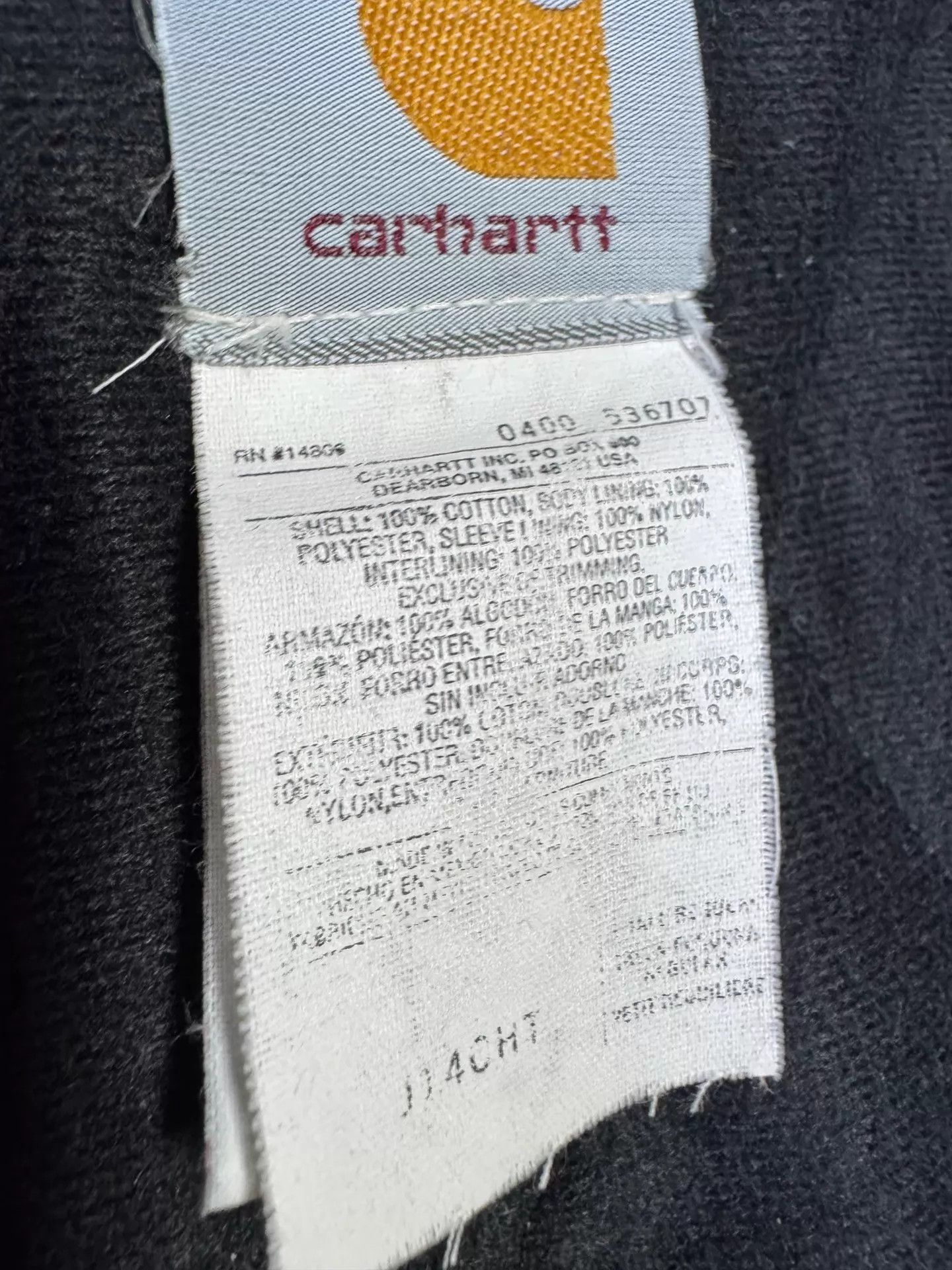 Carhartt Vintage Carhartt J14 Santa Fe Maroon S Size US S / EU 44-46 / 1 - 9 Thumbnail