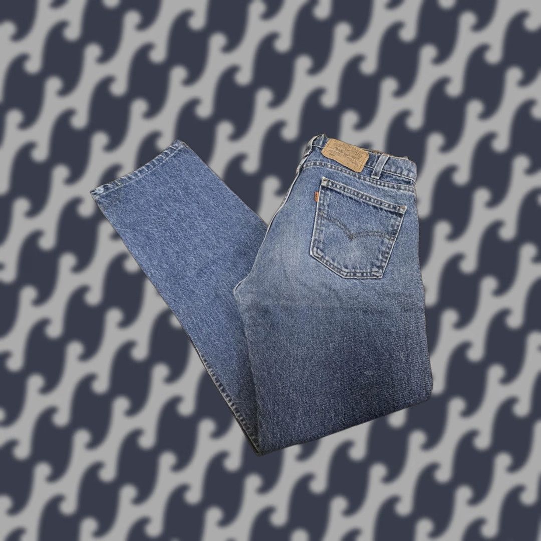 Levi's VINTAGE Levi's 505 Jeans Mens 32x32 Blue Denim Straight Leg Made USA 90s Size US 32 / EU 48 - 1 Thumbnail