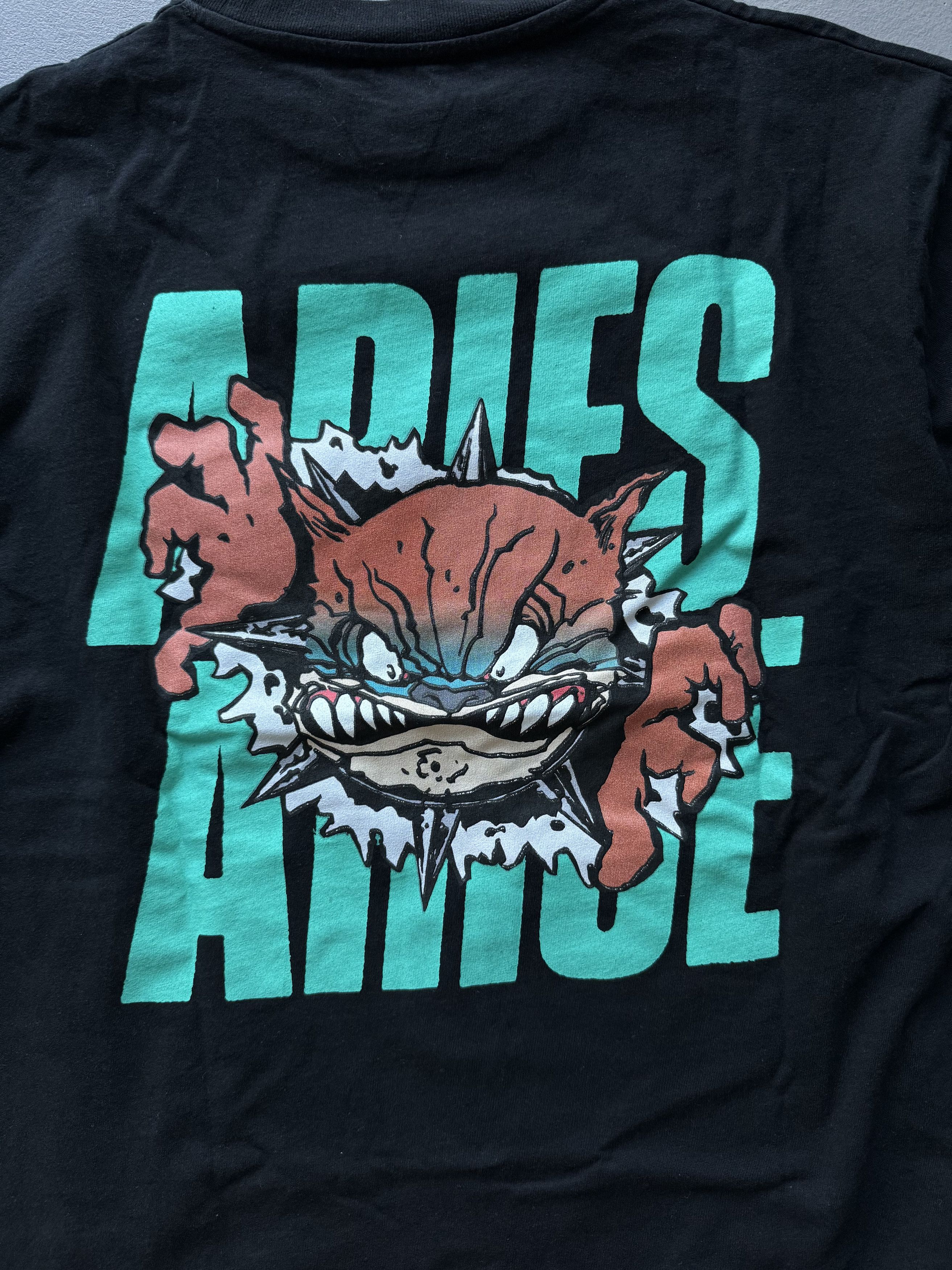 Aries Aries Arise Logo Long Sleeve T-shirt, Black Size US M / EU 48-50 / 2 - 3 Thumbnail