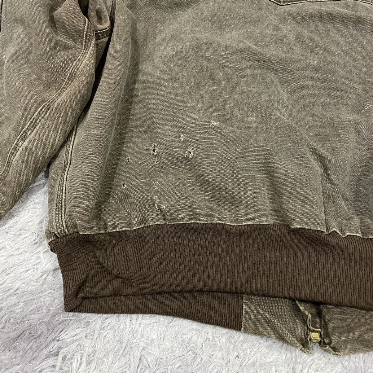 Carhartt Vintage carhartt jacket duck canvas santa fe work zipper Size US L / EU 52-54 / 3 - 4 Thumbnail