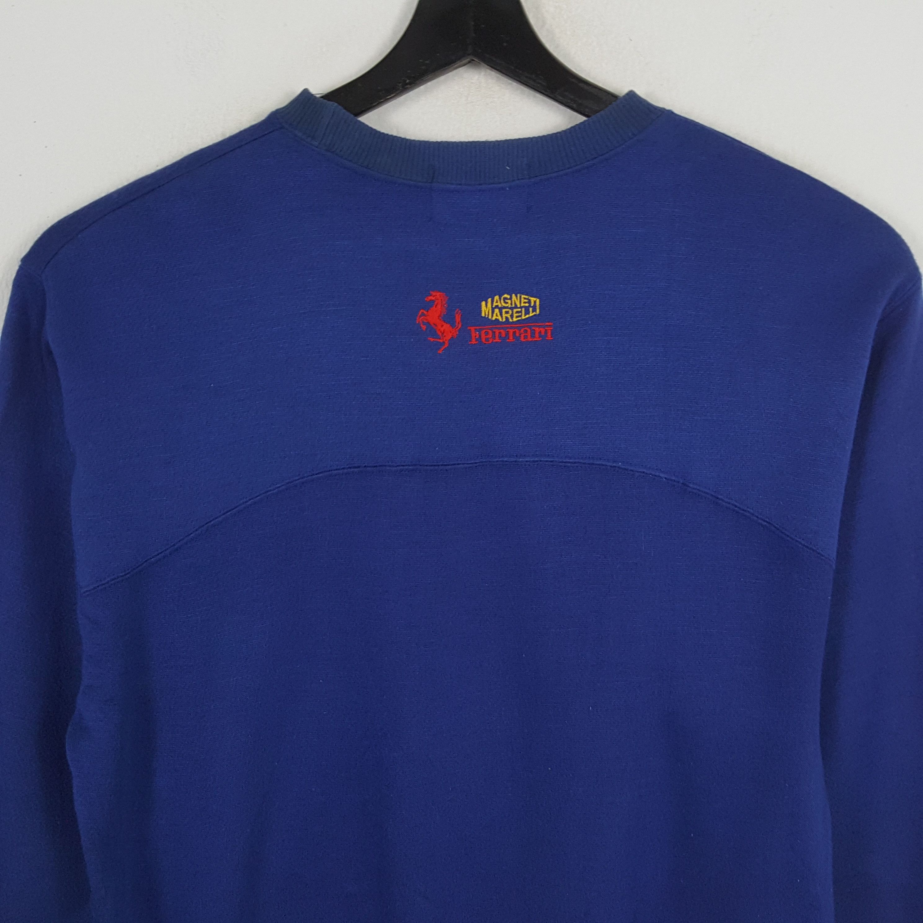Ferrari × Vintage FERRARI MAGNETI MARELLI Center Logo Vintage Sweatshirt Size US M / EU 48-50 / 2 - 4 Thumbnail