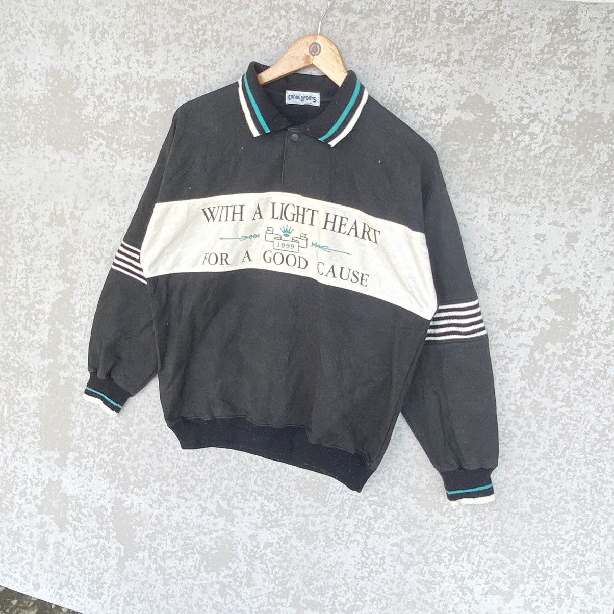 Other Vintage Canoe Sports Printed Crewneck Sweatshirt Black Size US L / EU 52-54 / 3 - 2 Thumbnail