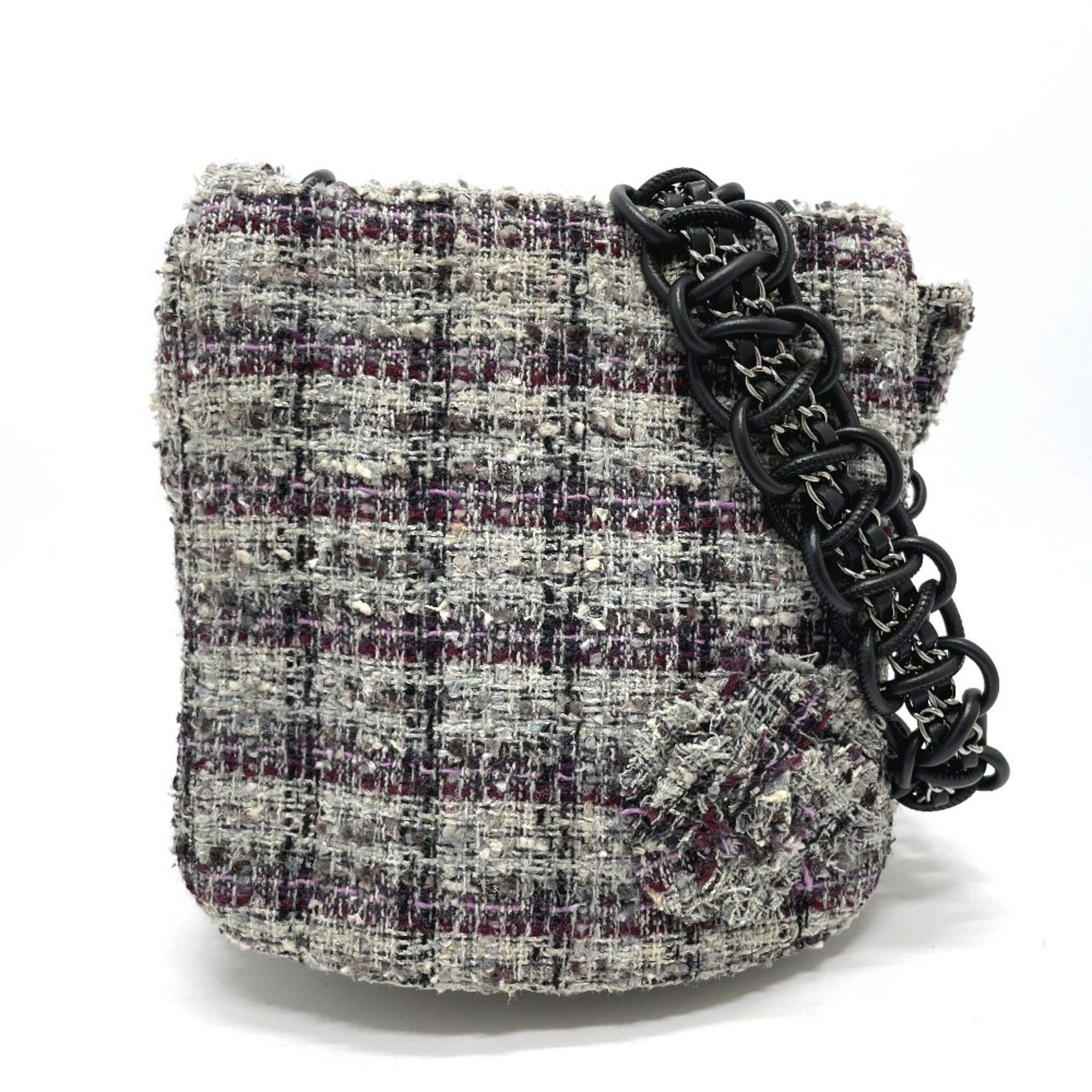 Chanel Chanel Camelia chain bag bag Shoulder Bag gray SilverHardware Size ONE SIZE - 1 Thumbnail